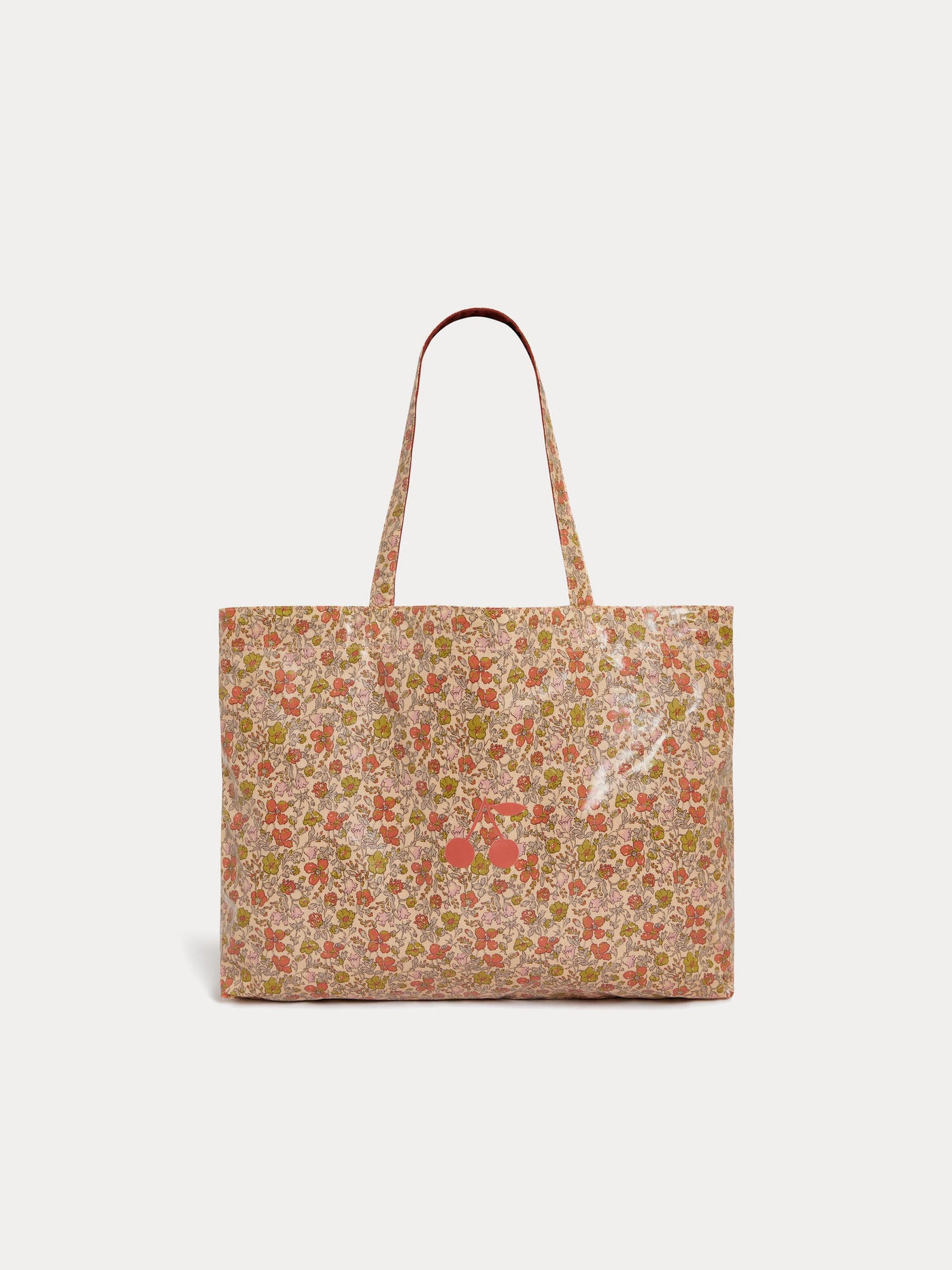 Tragetasche Newbaggy aus gelbem Liberty-Stoff in Bio-Baumwolle
