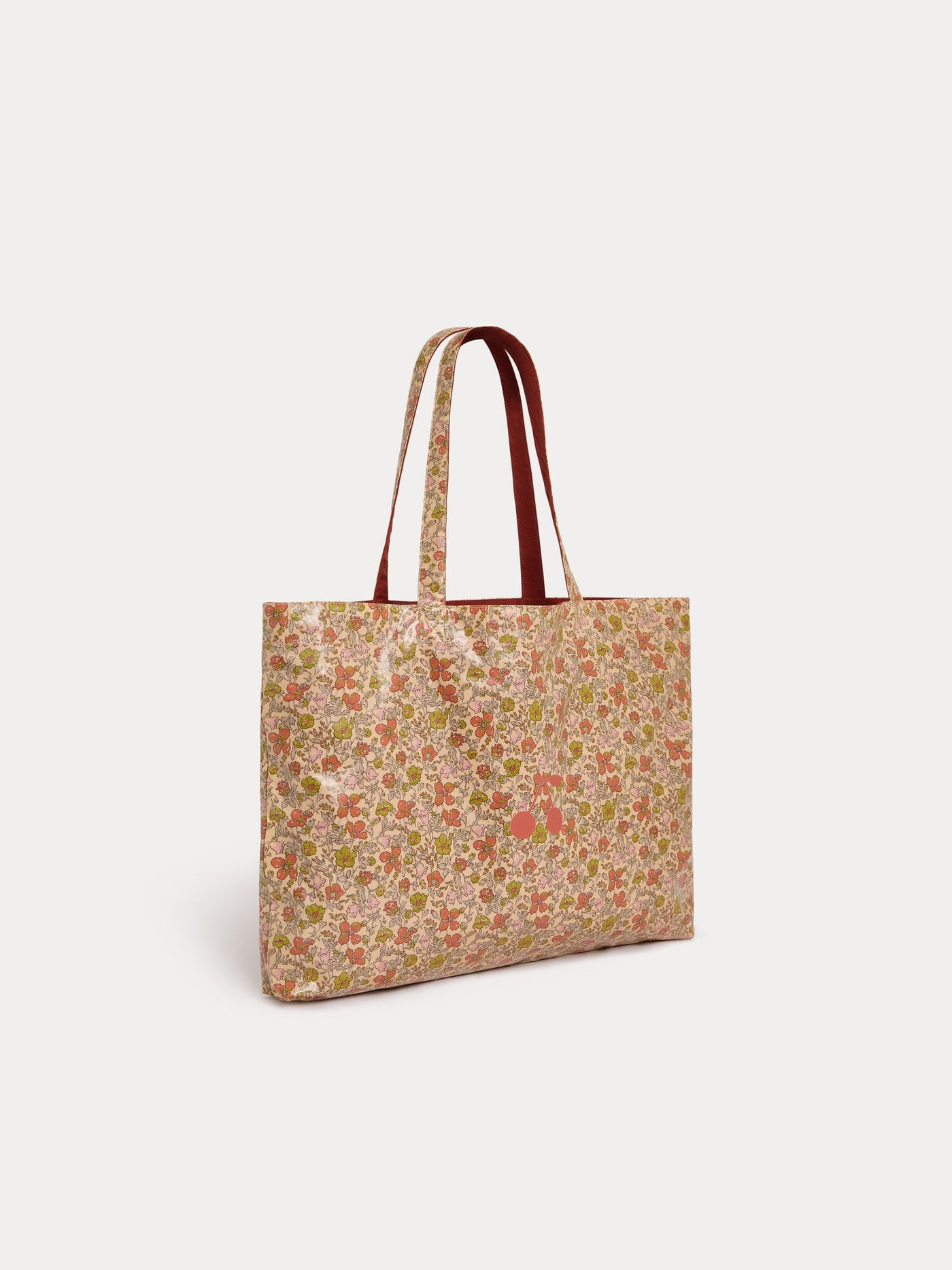 Tragetasche Newbaggy aus gelbem Liberty-Stoff in Bio-Baumwolle