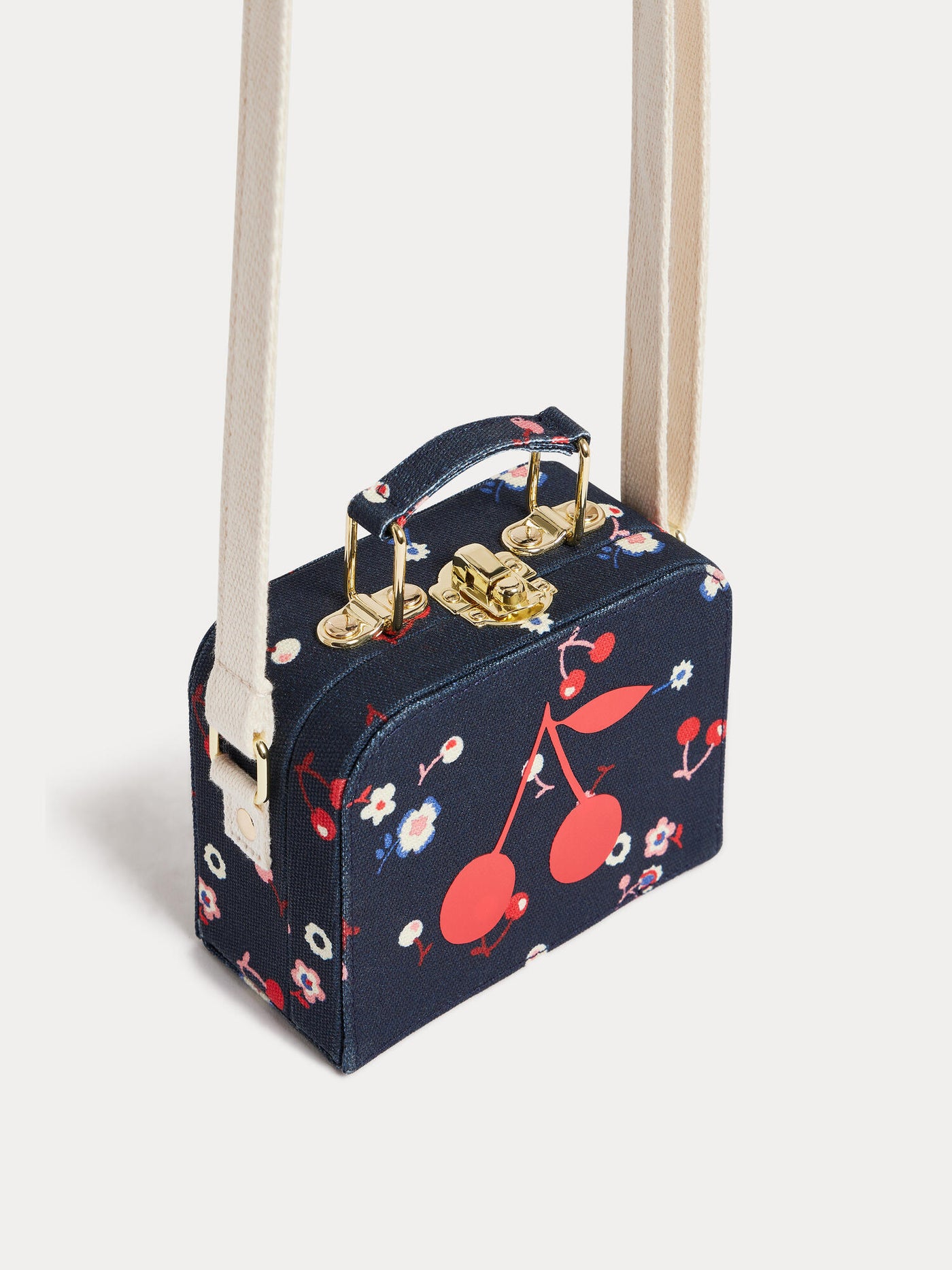 Sac valisette Aimane imprimé cerises
