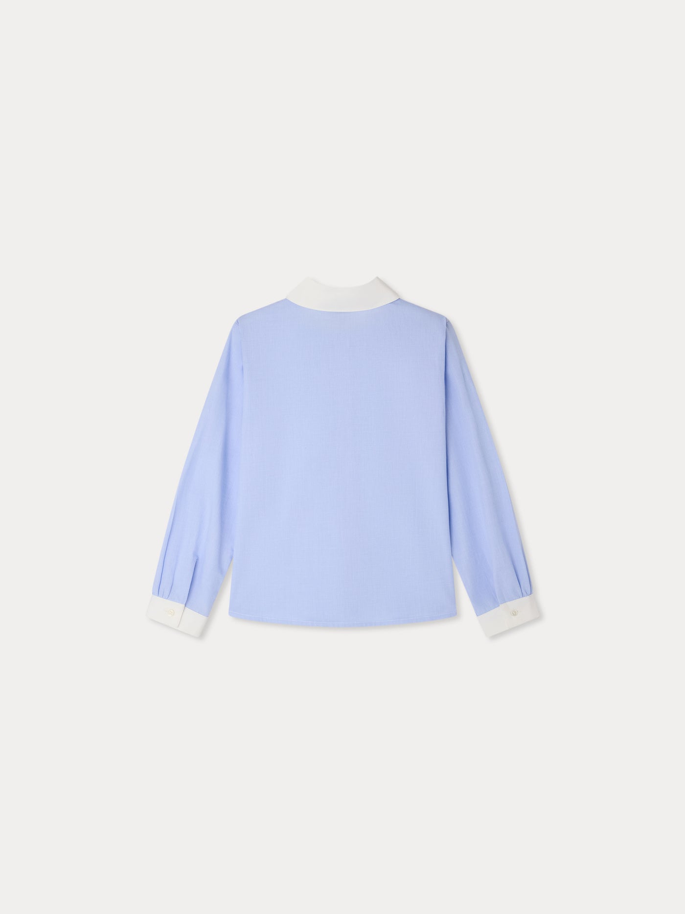 Bonpoint x Maison Kitsuné Bluse Marlene bestickt aus Bio-Baumwolle