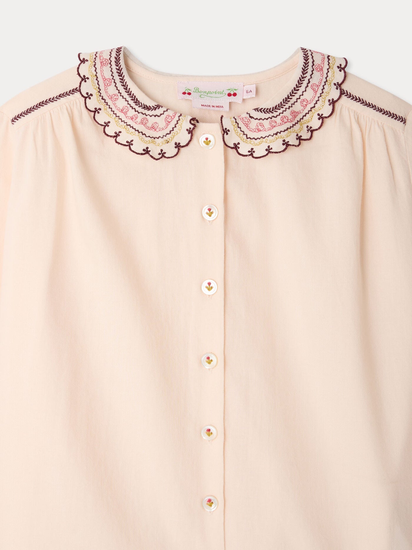 Malah-Bluse aus Bio-Baumwolltwill