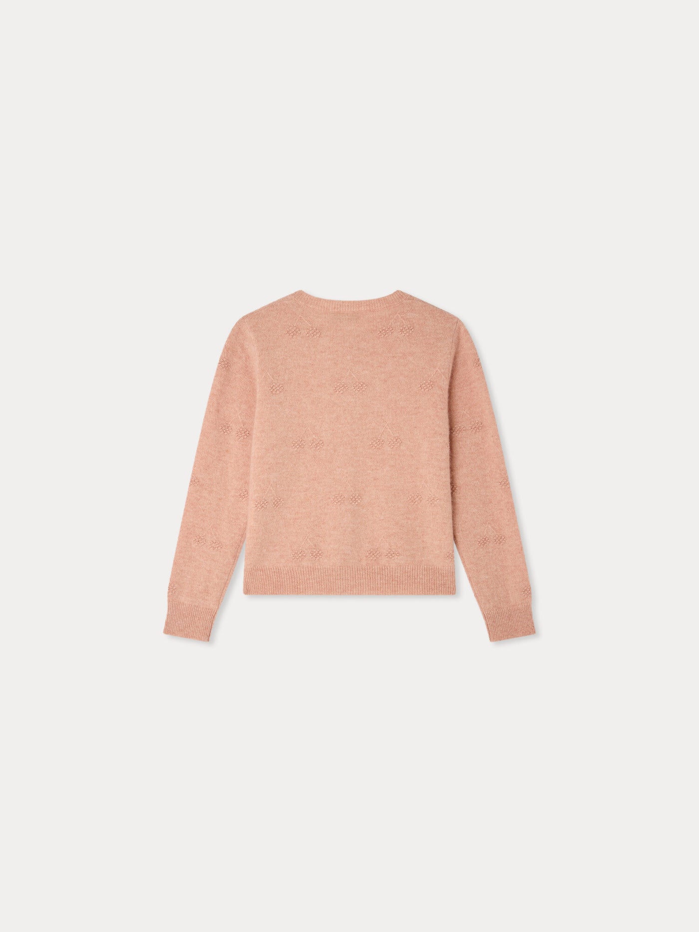 Manon cherry cardigan in cashmere
