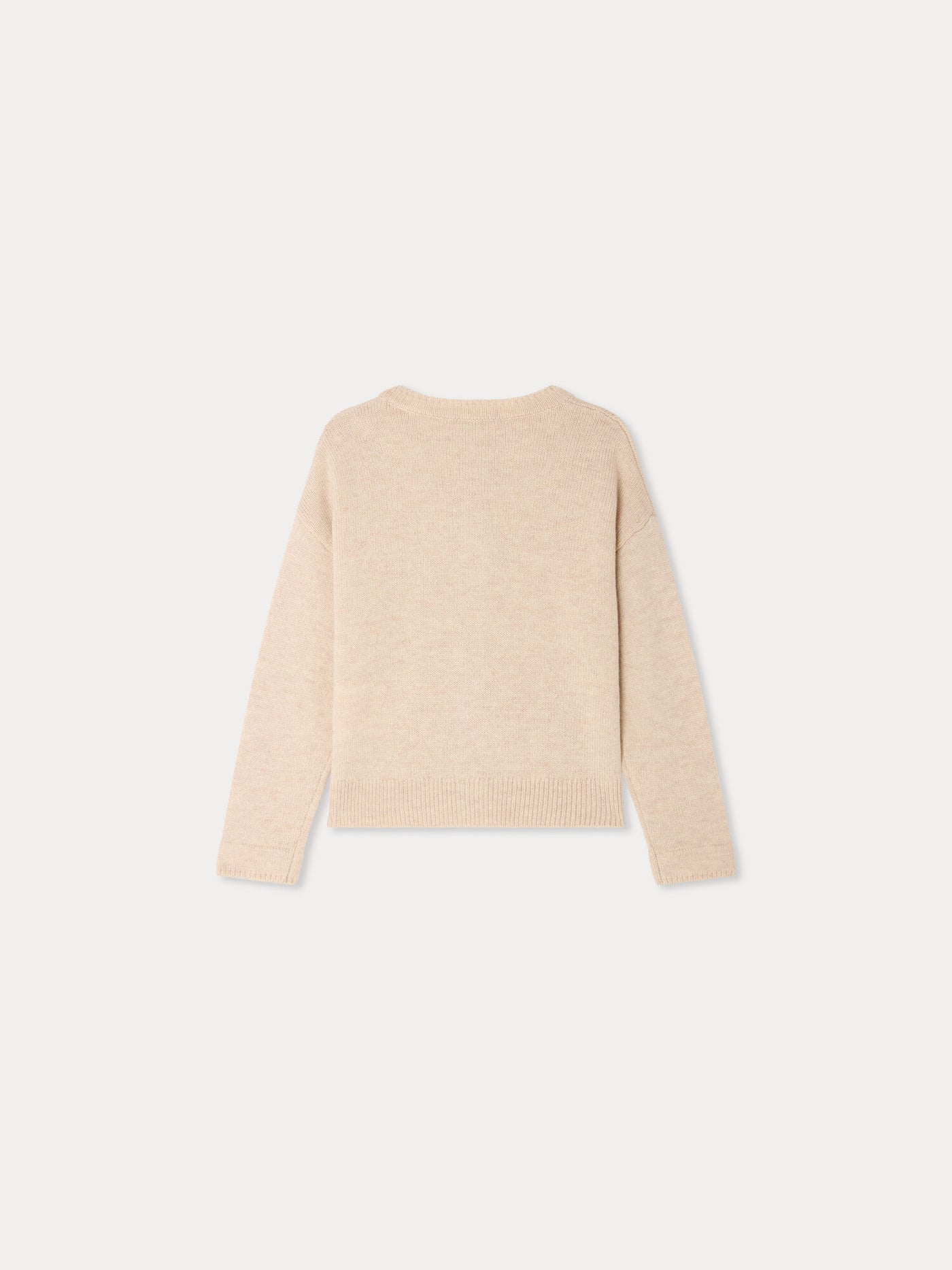 Judicael Cardigan mit handbestickter Kirsche aus Kaschmir