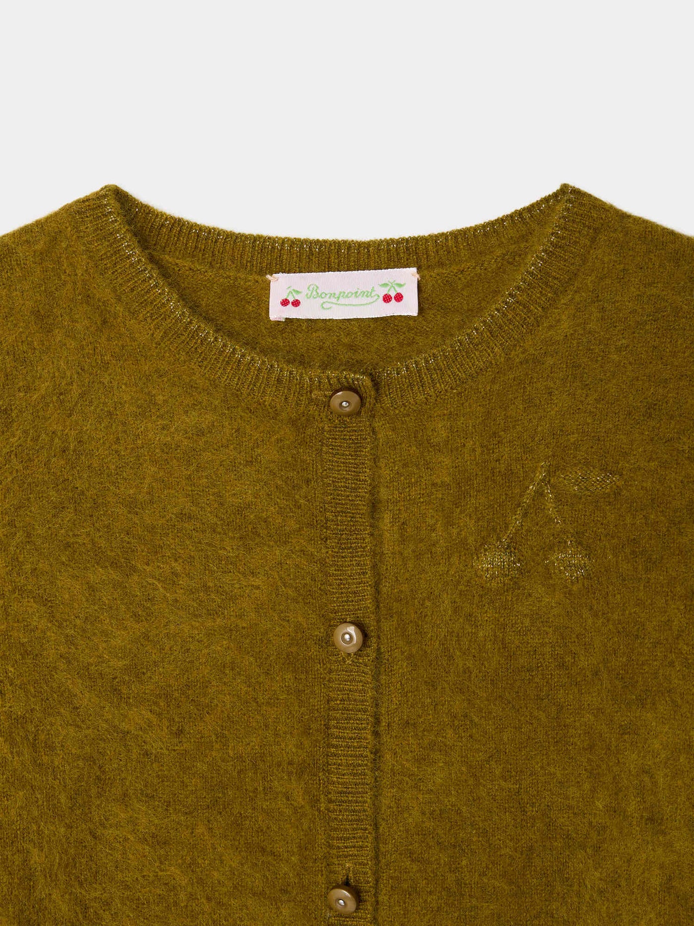 Milana lurex cardigan in wool