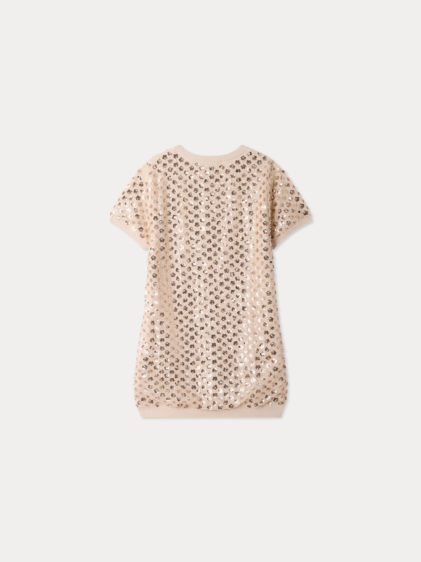 Kleid Marlise aus Strick mit Pailletten-Tüll