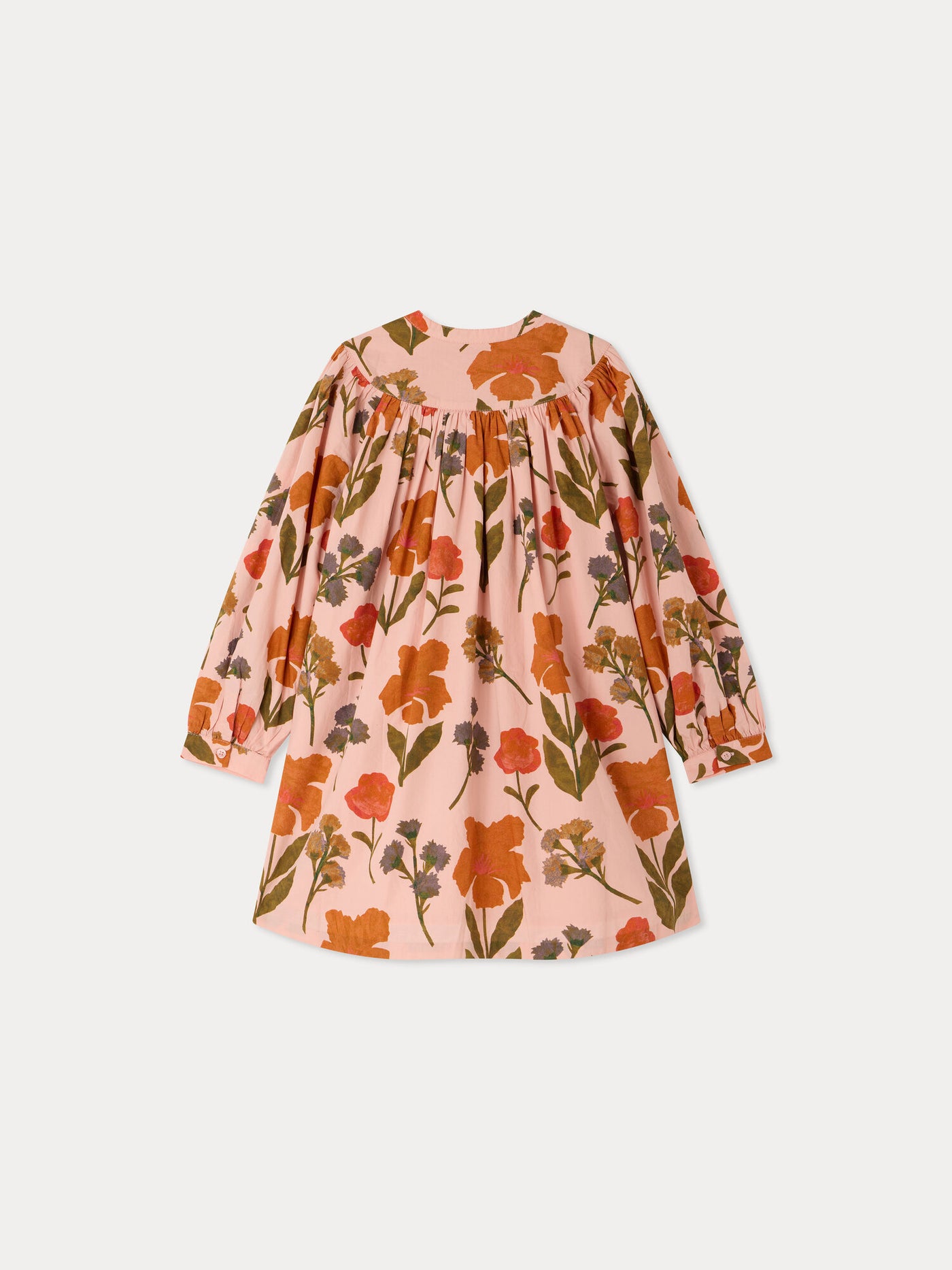 Robe Madwiga imprimée fleurs en coton biologique