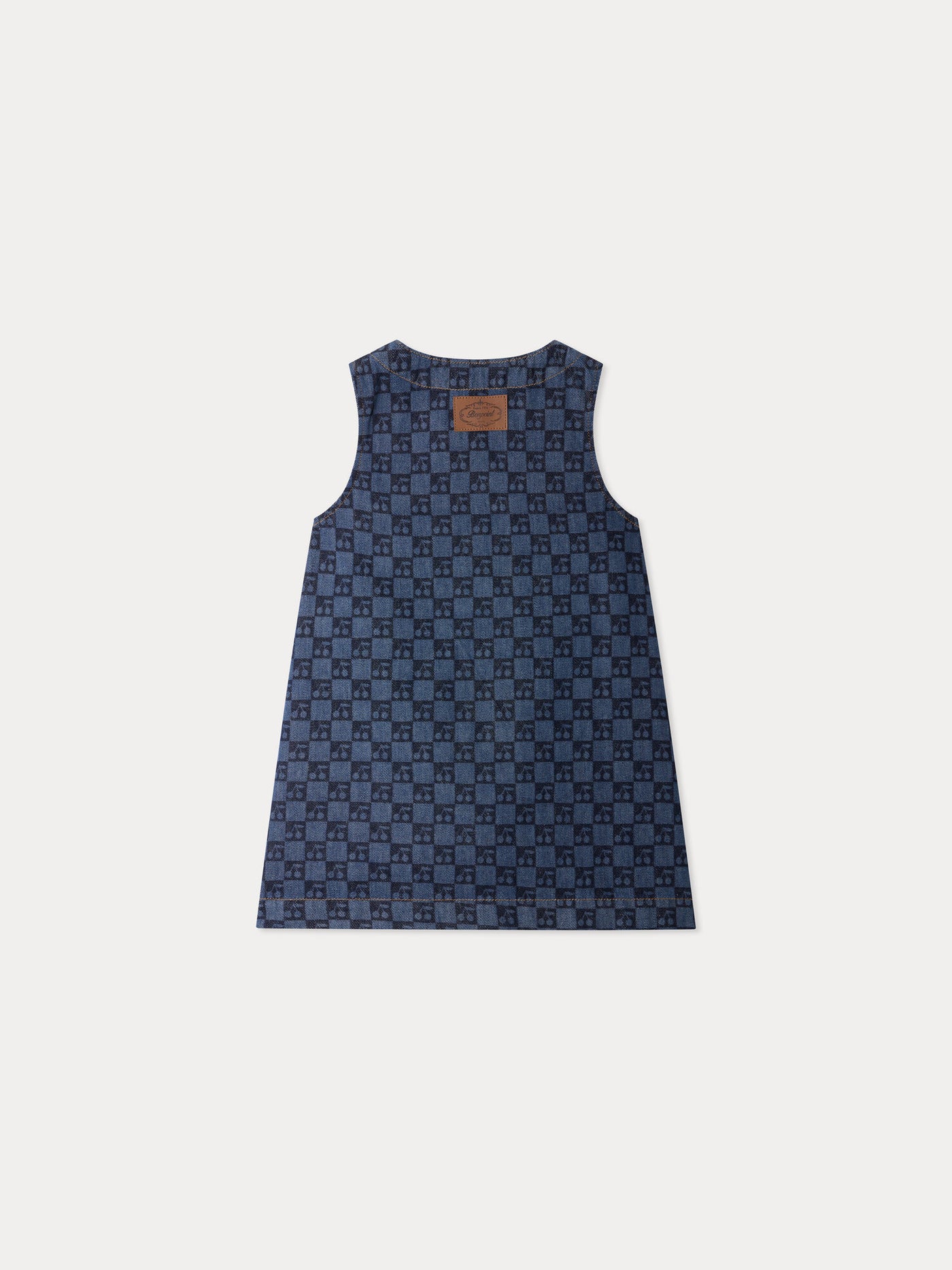 Jette Kleid mit Kirsch-Karo-Print aus Bio-Baumwolle