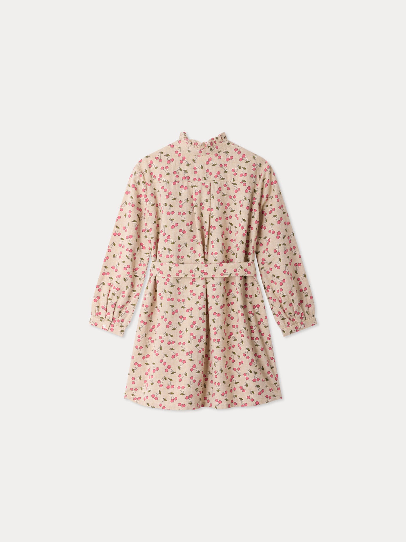 Robe Tiphany imprimée cerises en coton biologique