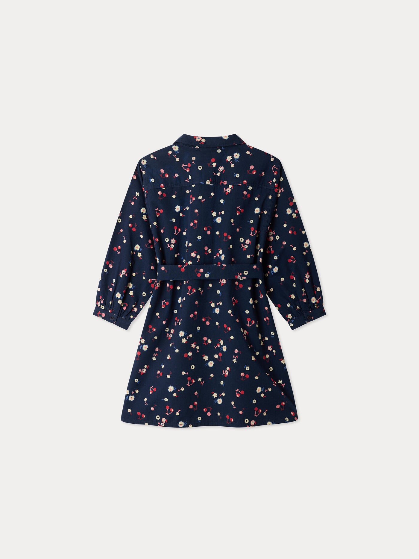 Milaine-Kleid mit Peter-Pan-Kragen aus Bio-Baumwoll-Twill
