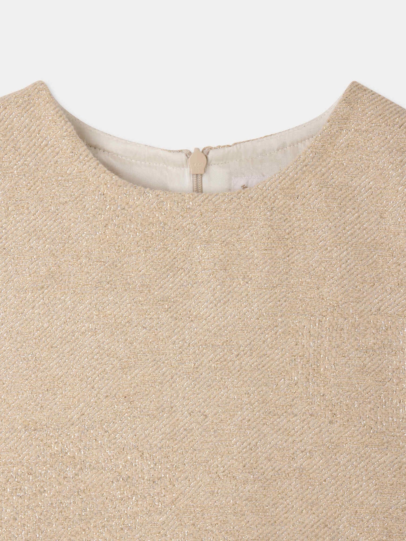 Dress Jinette in lurex jacquard twill