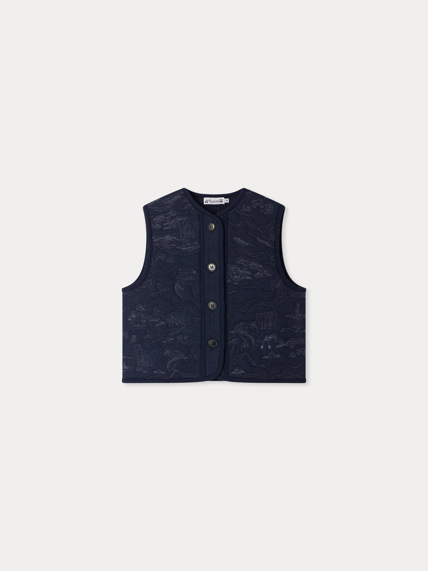 Chaqueta Marianne sin mangas de algodón orgánico