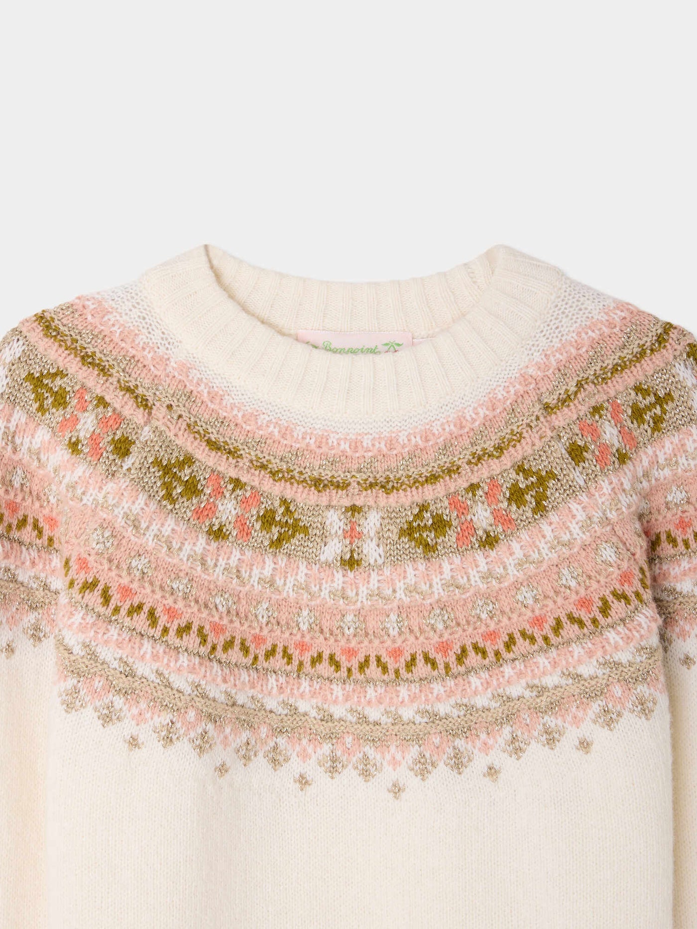Maglione Mirela in jacquard ricamato