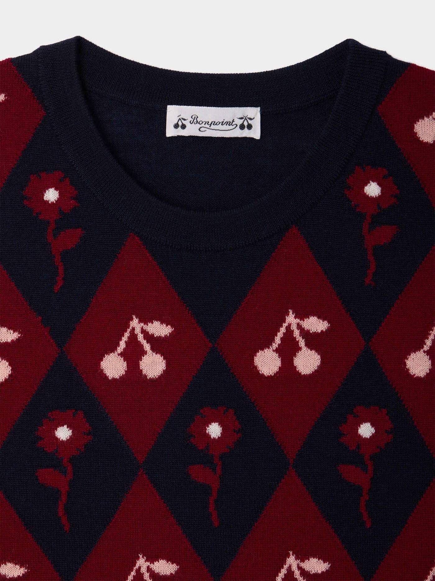 Maelle Grown-Up sleeveless sweater with cherries