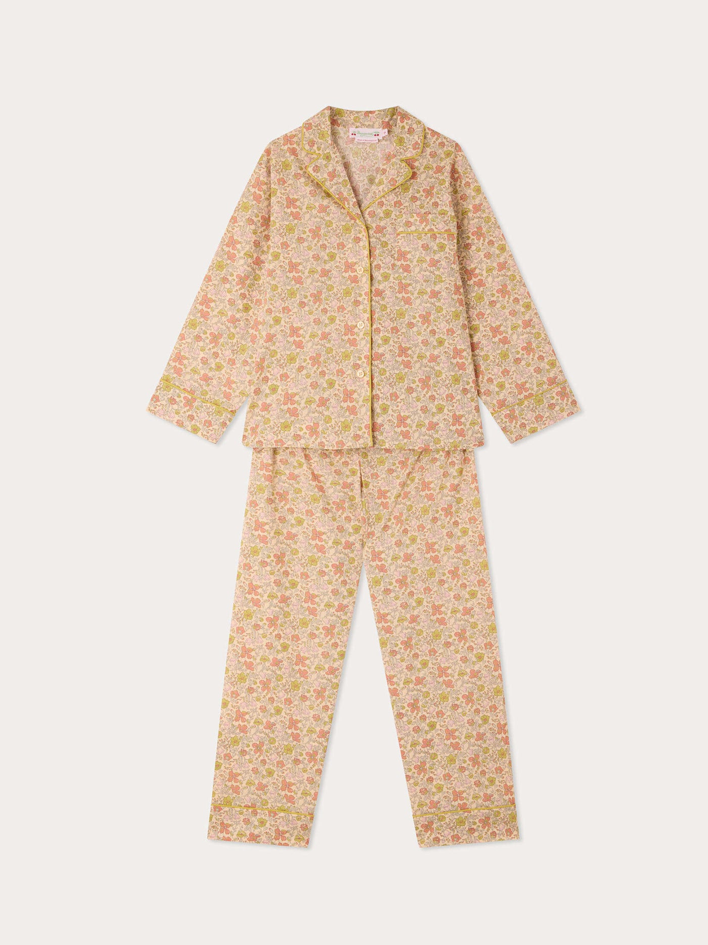 Pyjama chemise Dormeur en tissu Liberty en coton biologique