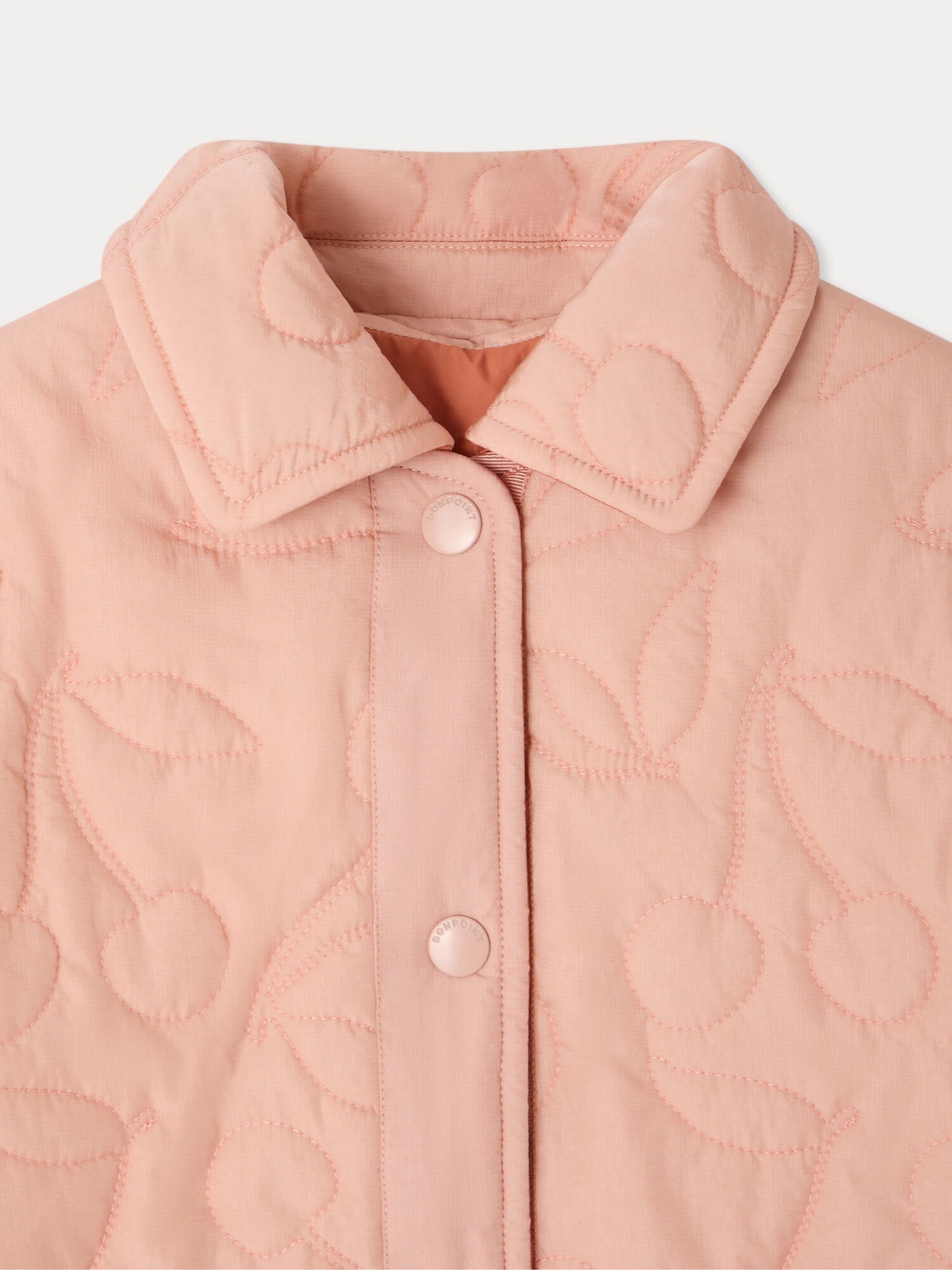 Veste Molly réversible et matelassée cerises