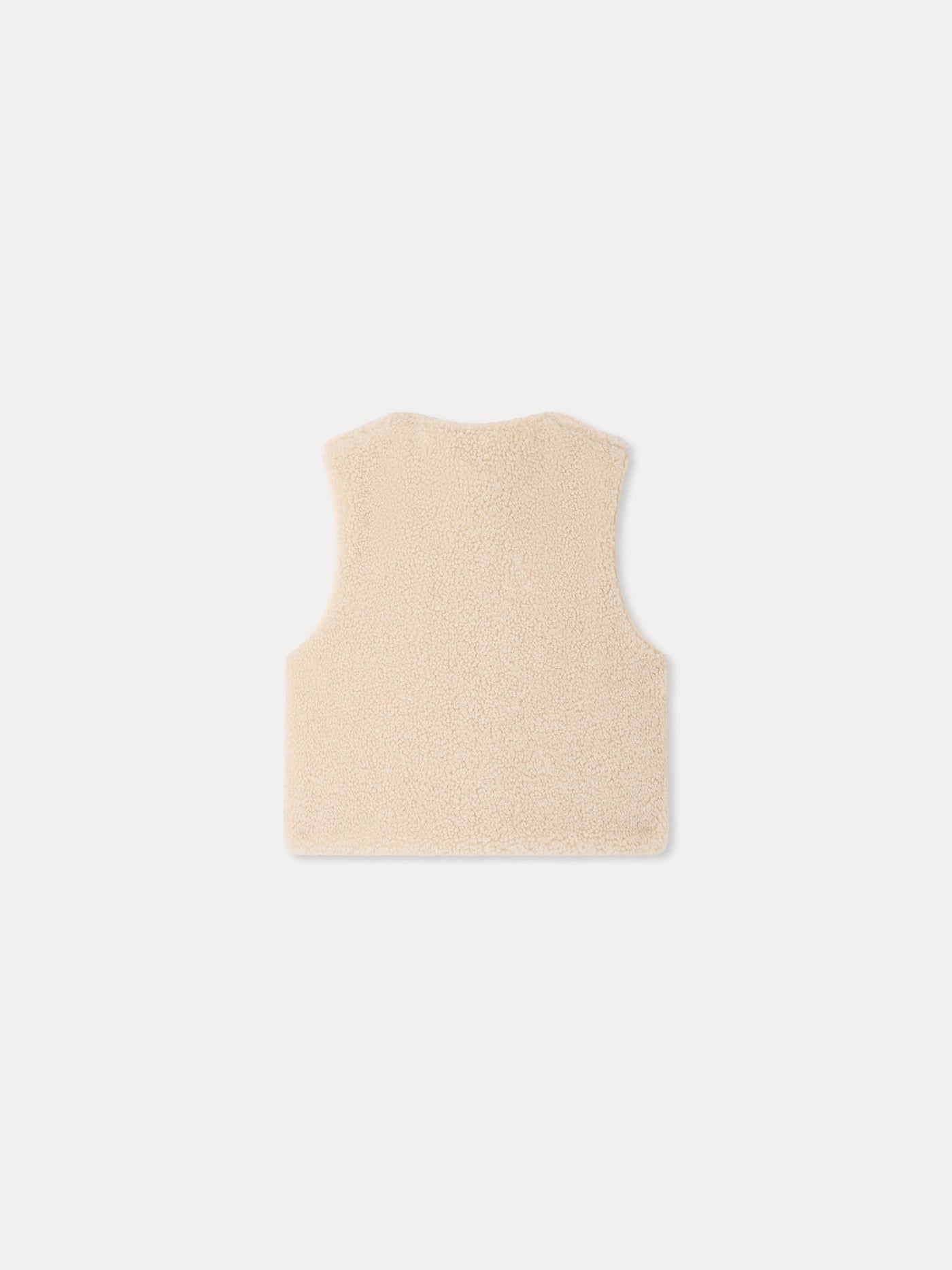 Veste réversible Maya sans manche en fausse fourrure