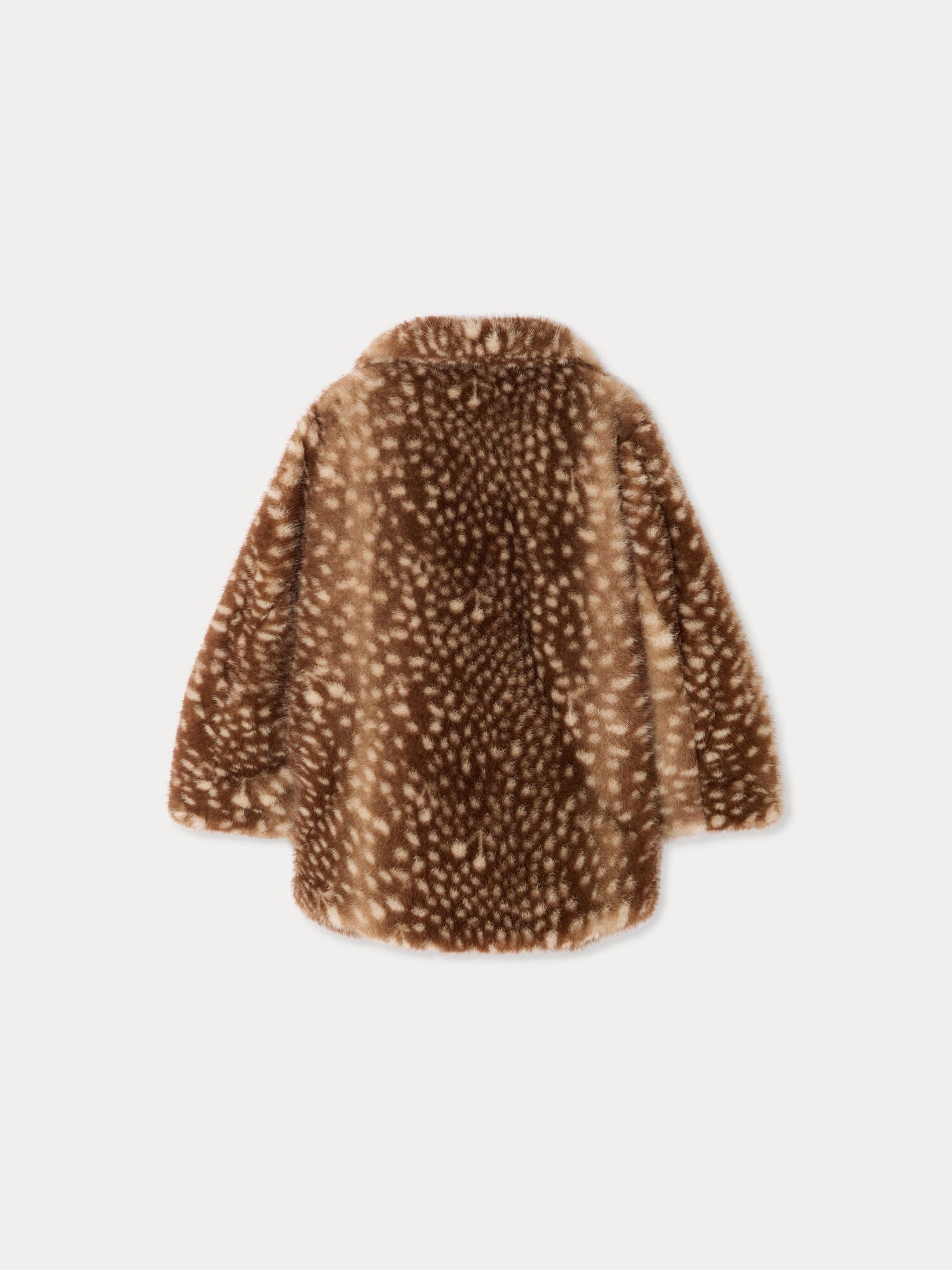 Manteau Doogie à motif faon en fausse fourrure