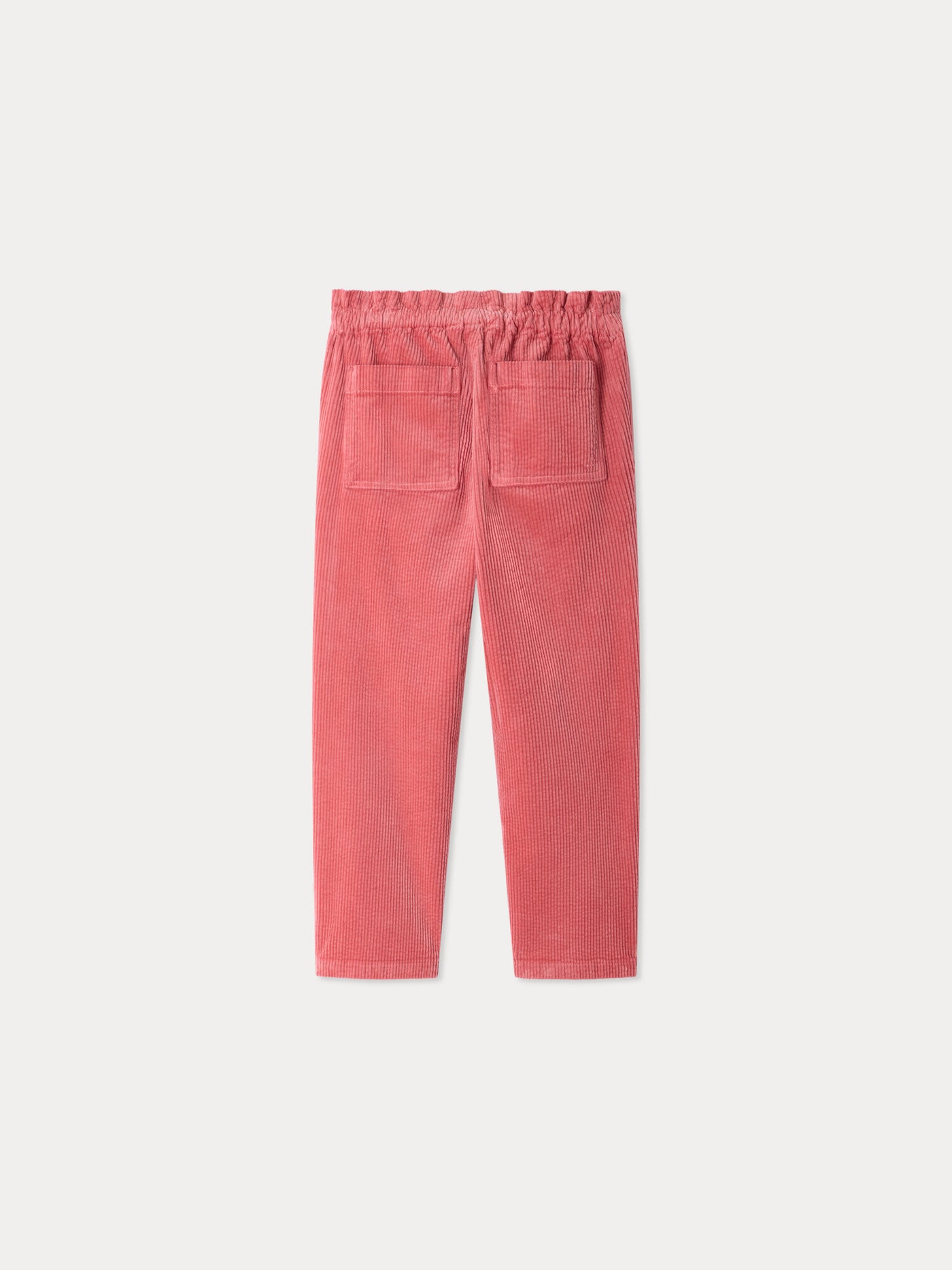 July-Hose aus rosa Bio-Baumwollsamt
