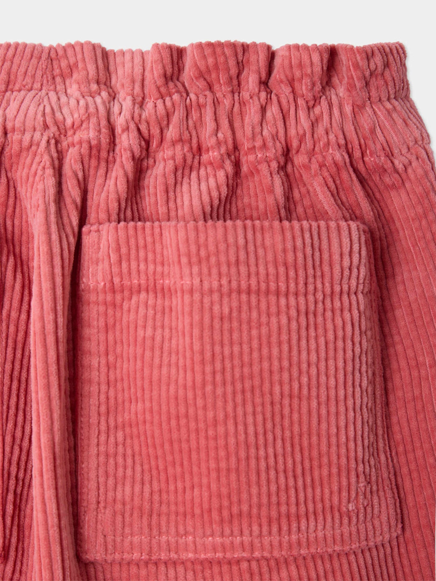 July-Hose aus rosa Bio-Baumwollsamt