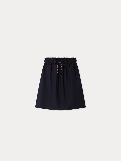 Minna Grown-Up navy skirt with multicoloured lace-up