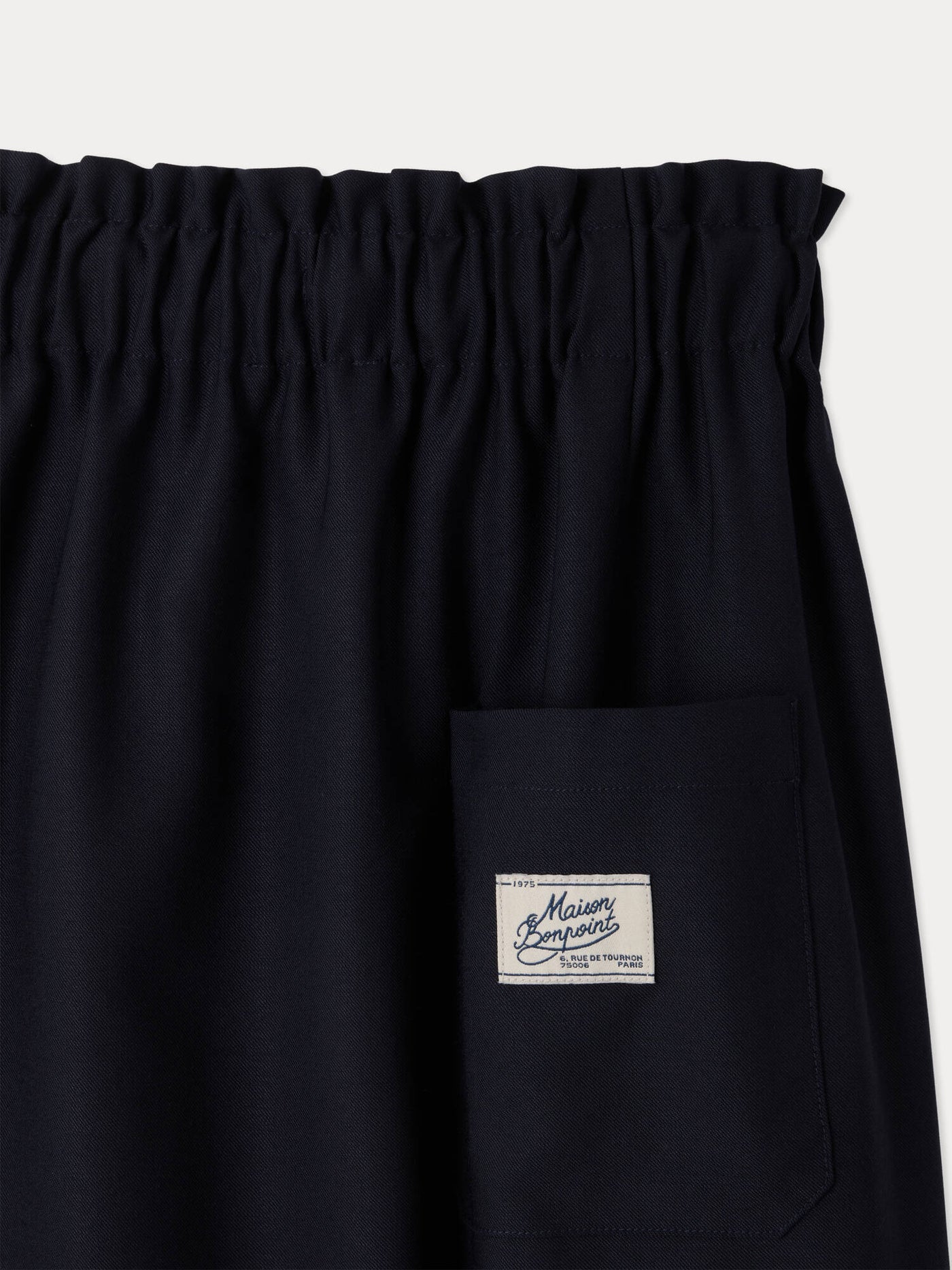 Gonna Minna Grown-Up blu navy con laccetto multicolore