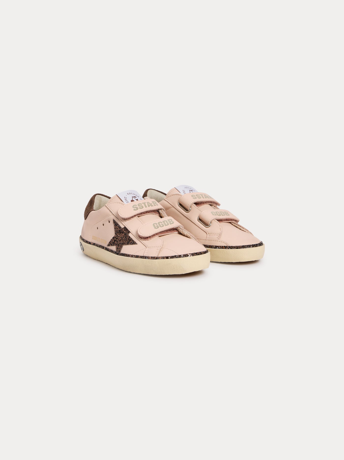 Bonpoint x Golden Goose pale pink Old School child sneakers