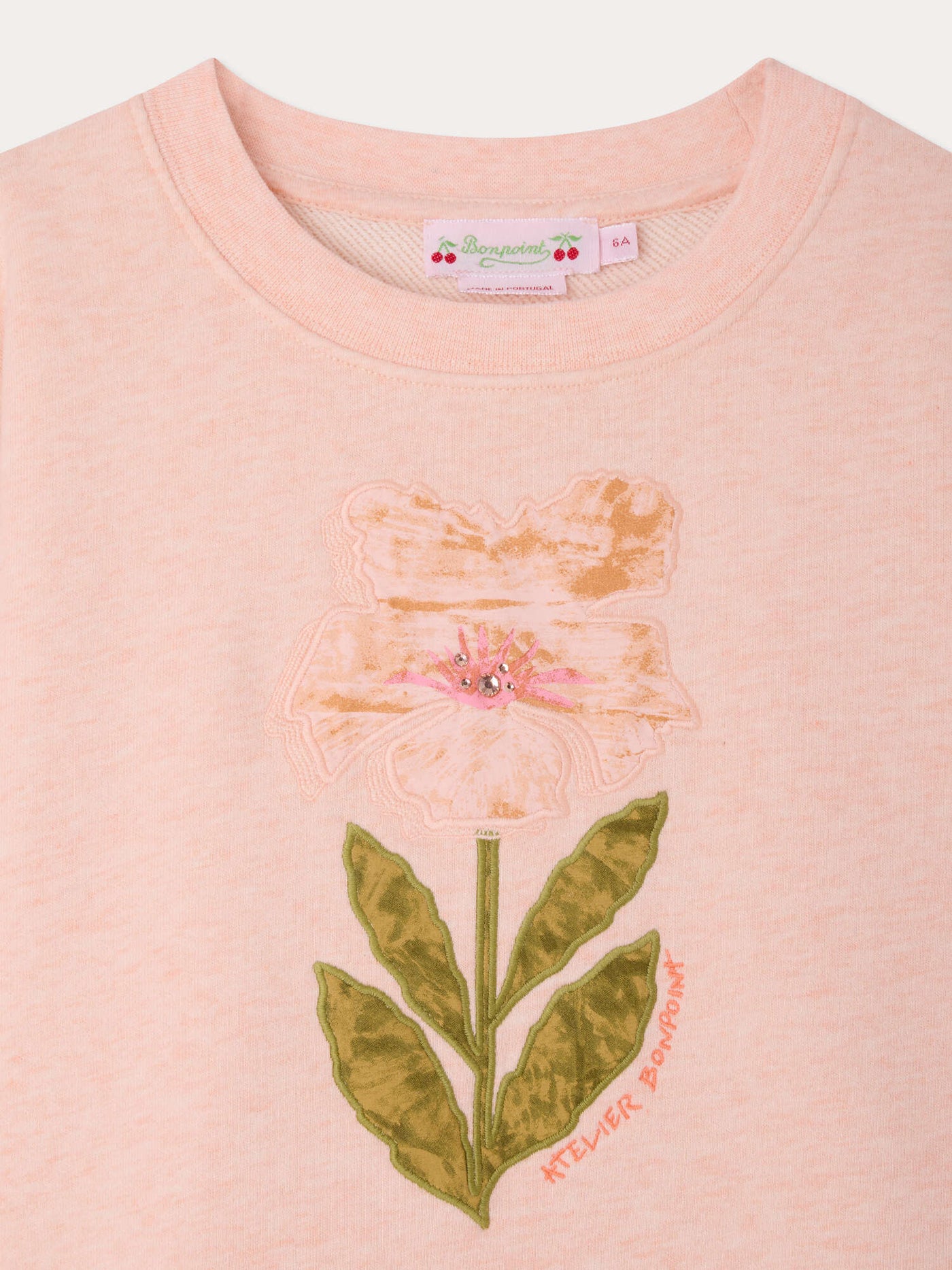 Sweatshirt Myla mit Blumendruck aus Bio-Baumwolle