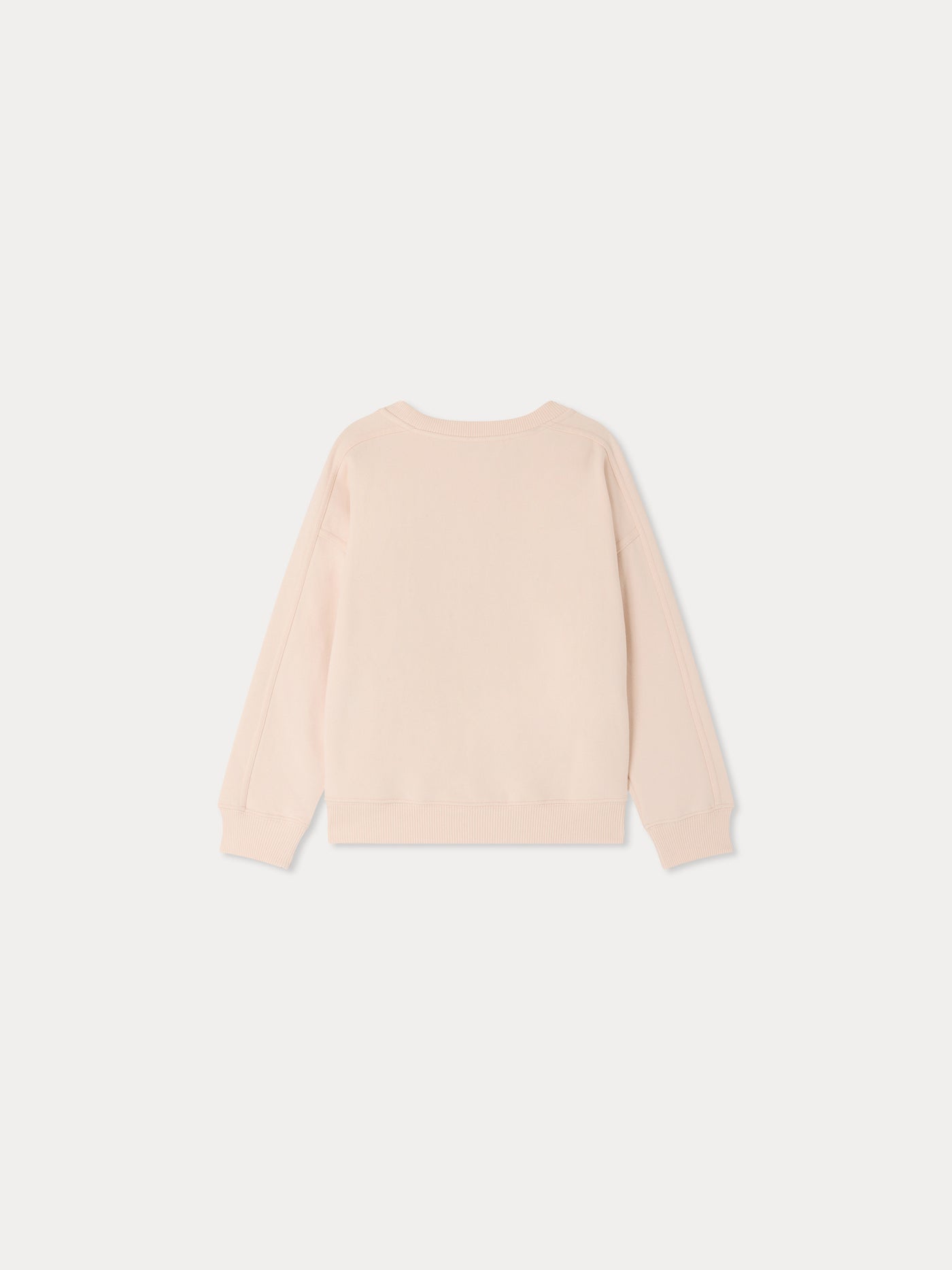 Bonpoint x MoMA Sweatshirt Minet mit Blumen und Perlen aus Bio-Baumwolle