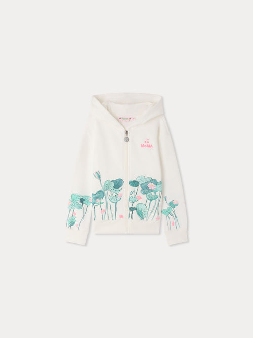 Bonpoint x MoMA Sweatshirt Talent mit Seerosen-Print aus Bio-Baumwolle