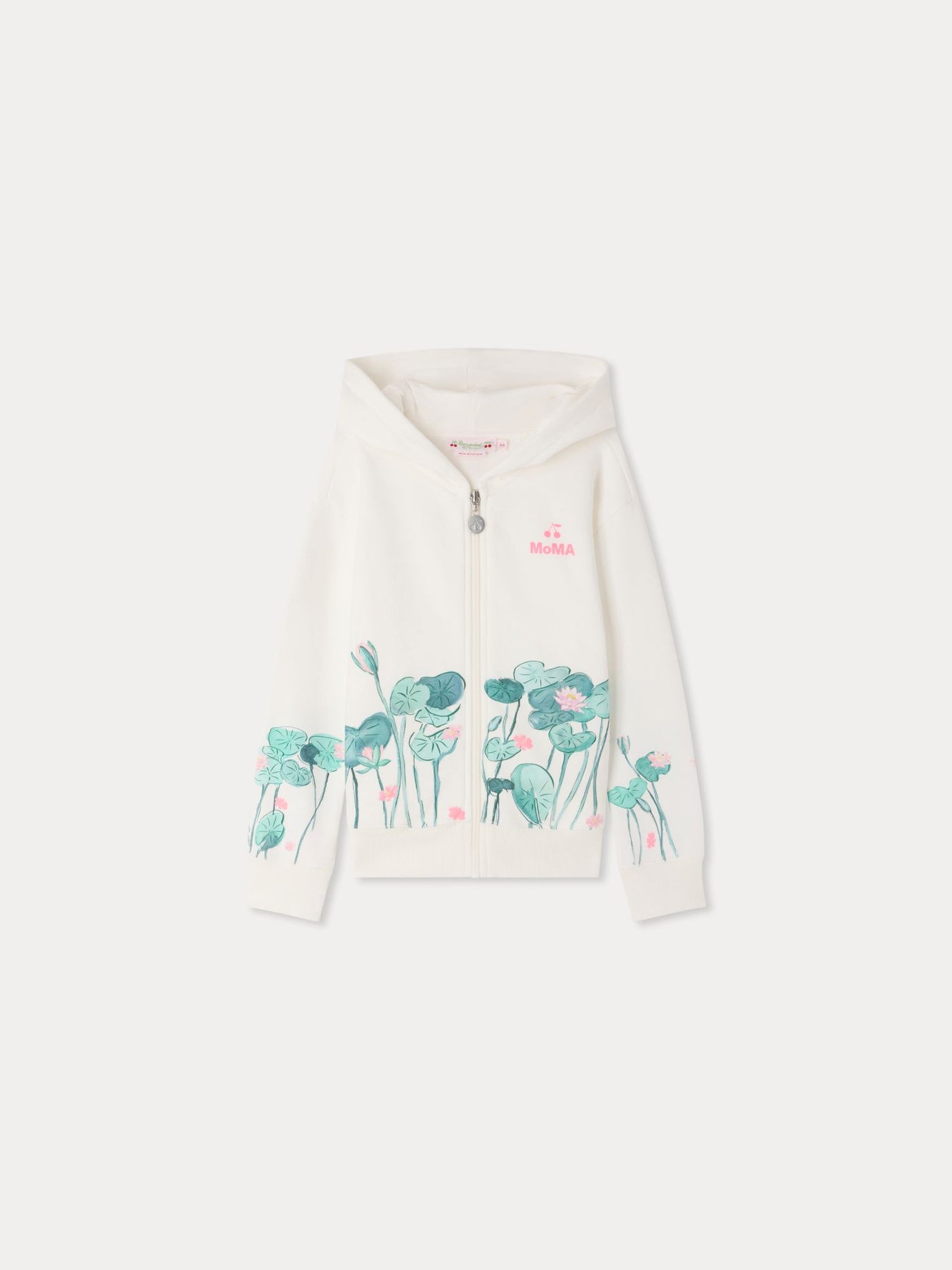Bonpoint x MoMA Sweatshirt Talent mit Seerosen-Print aus Bio-Baumwolle