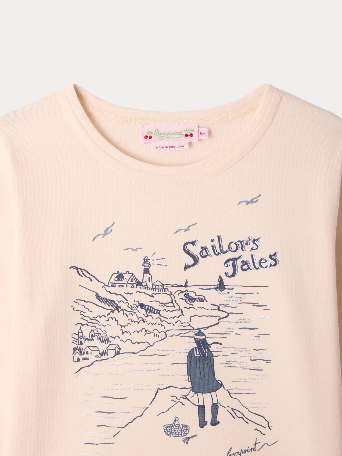 T‑shirt Magali imprimé Sailor’s Tales en coton biologique