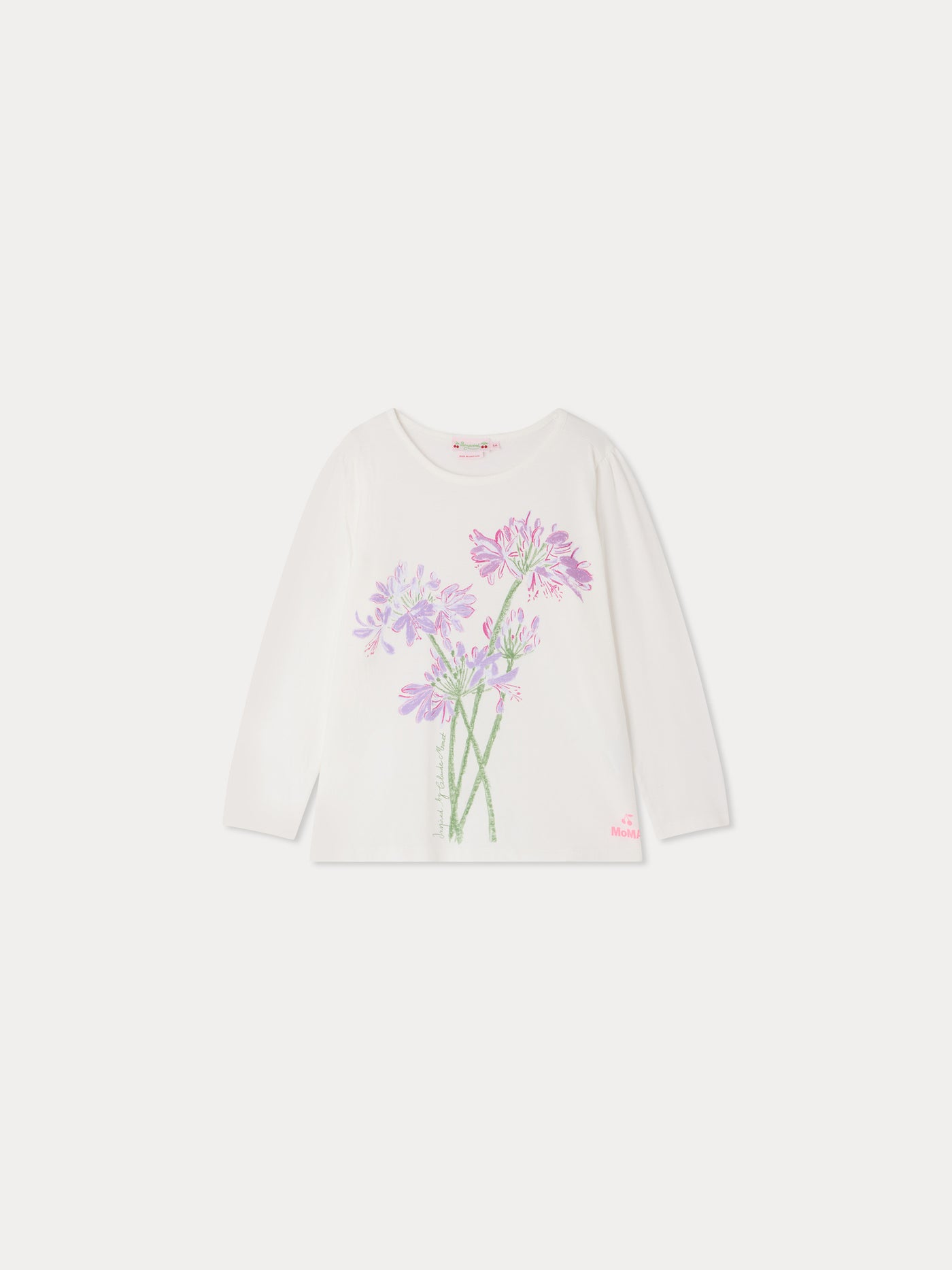 Bonpoint x MoMA T-Shirt Gracieuse mit Blumen-Print aus Bio-Baumwolle