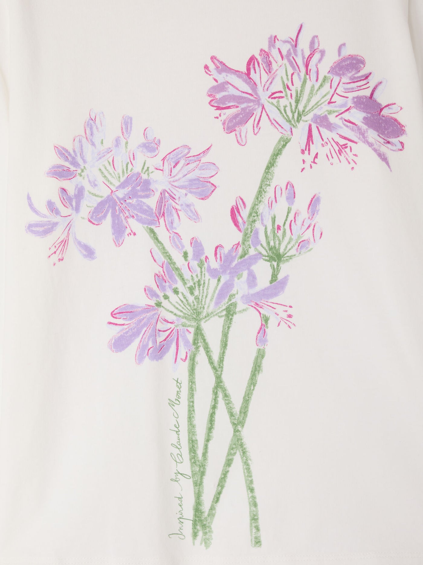 Bonpoint x MoMA T-Shirt Gracieuse mit Blumen-Print aus Bio-Baumwolle