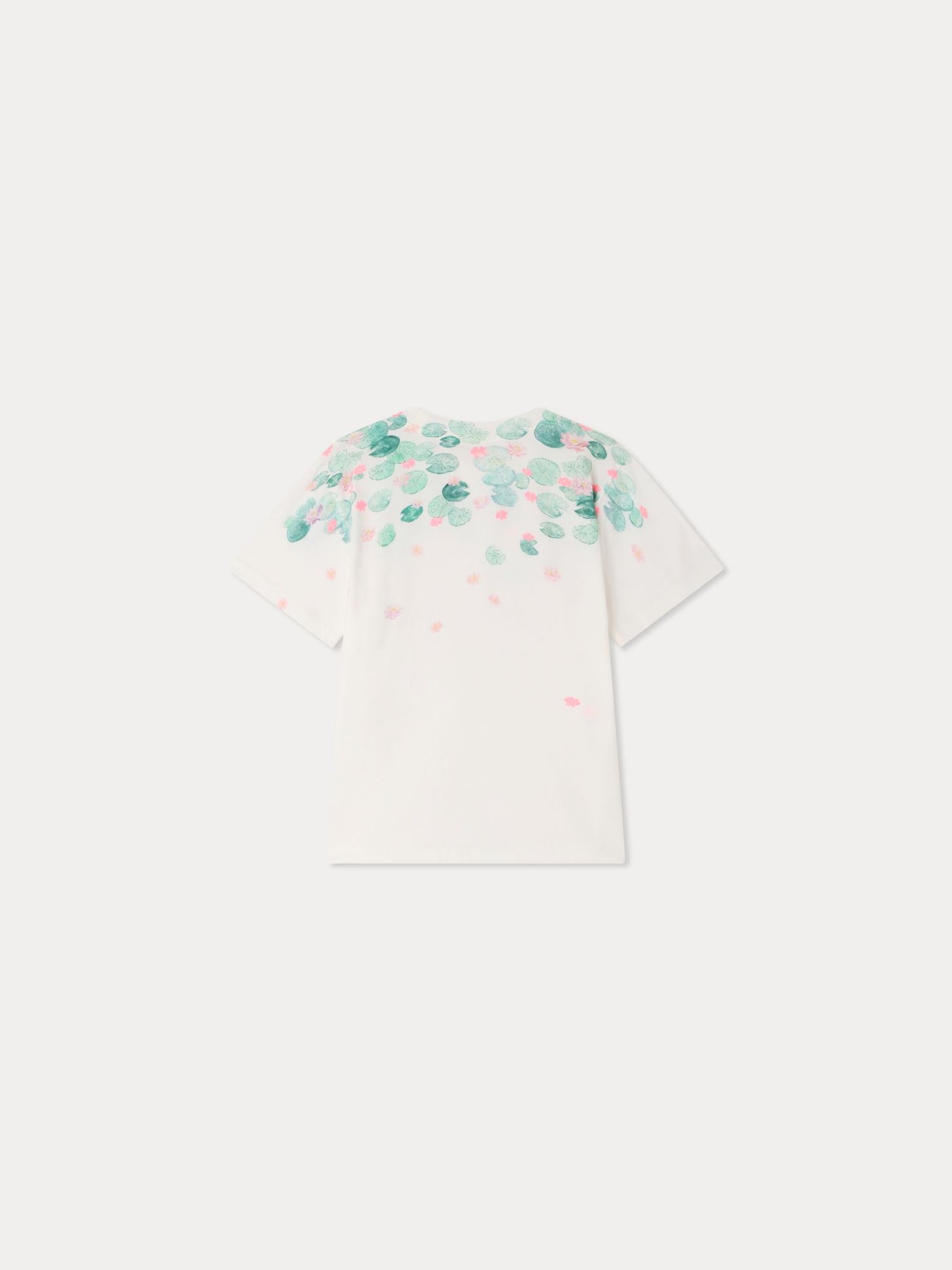 Bonpoint x MoMA T-Shirt Thida mit Seerosen-Print aus Bio-Baumwolle