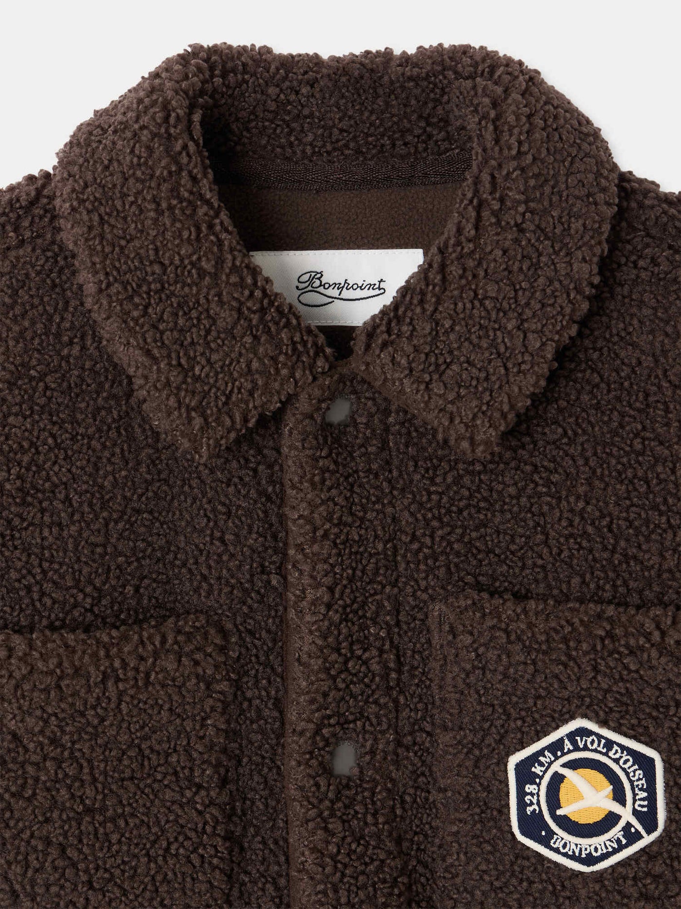 Markel cardigan in sherpa fleece