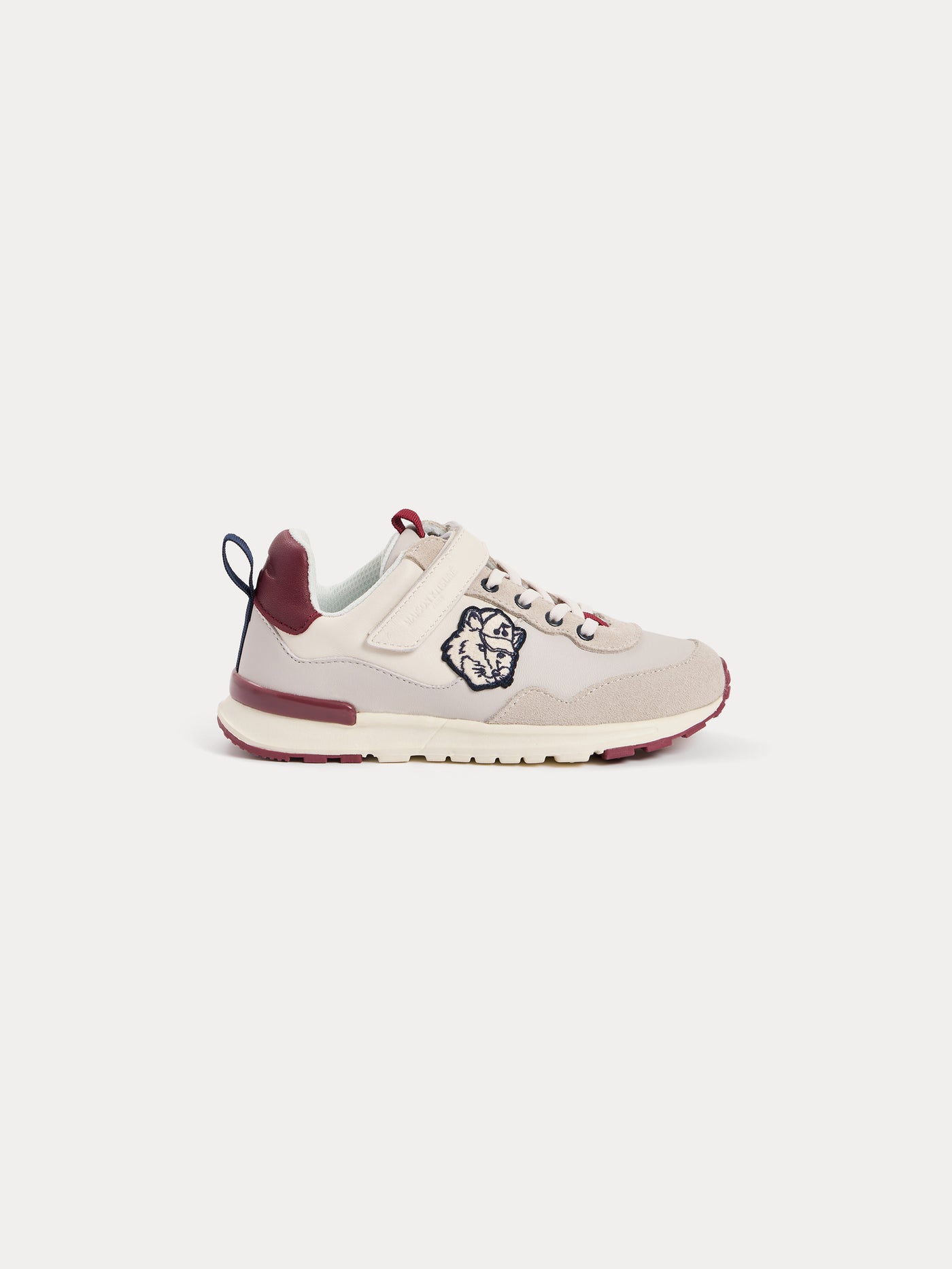 Bonpoint x Maison Kitsuné Geno Sneaker mit Fuchs-Patch aus Leder
