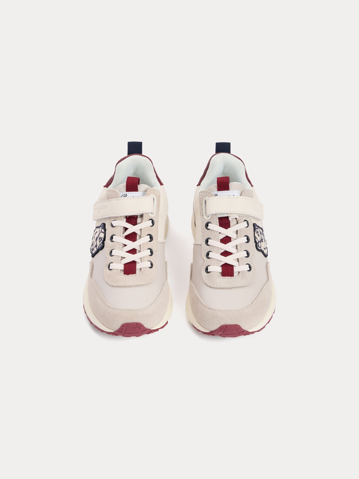 Bonpoint x Maison Kitsuné Geno Sneaker mit Fuchs-Patch aus Leder