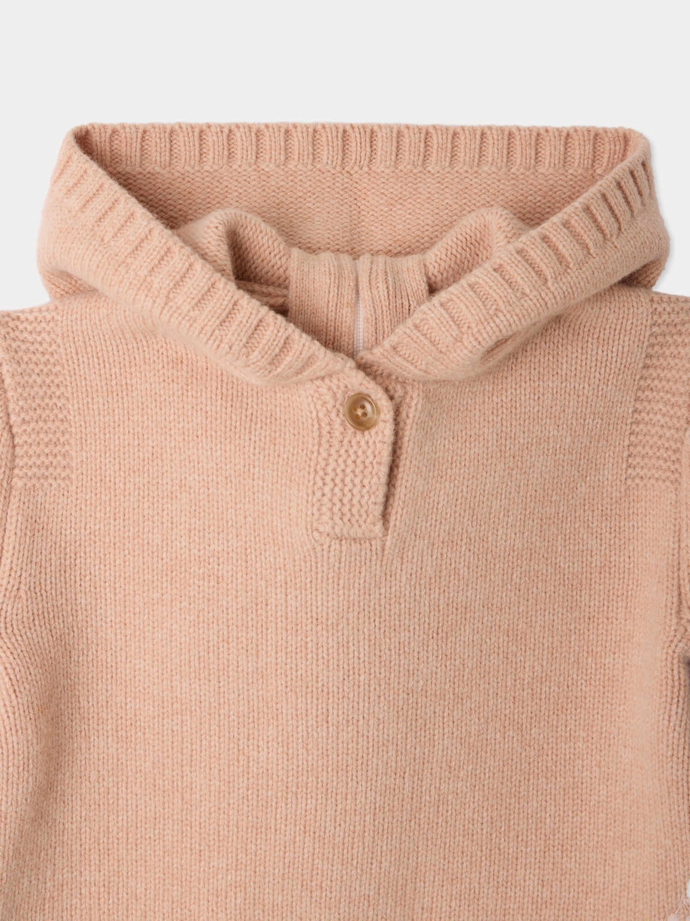 Burnus Tainy rosa con cappuccio