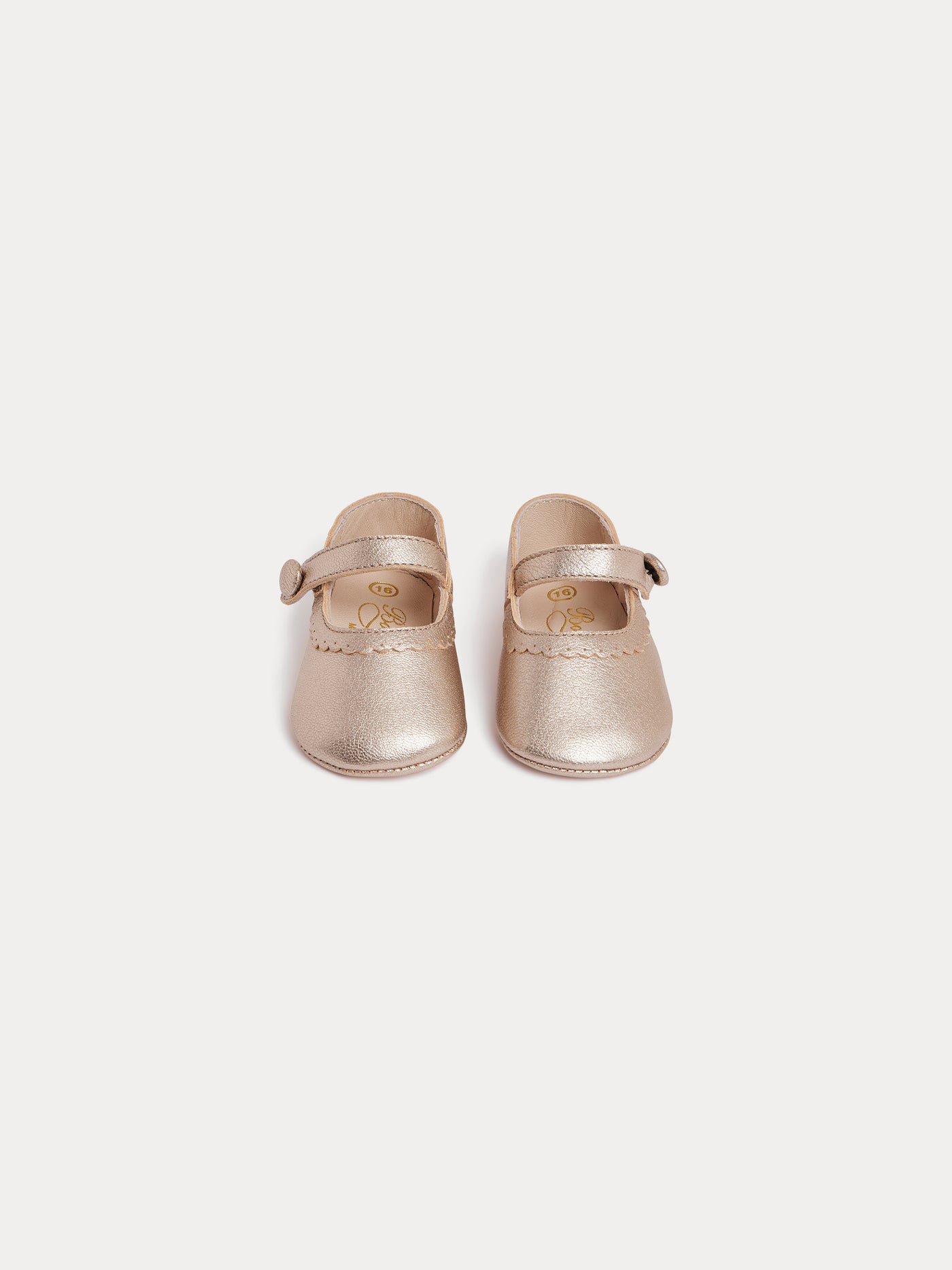 Babies Miray en cuir mordoré