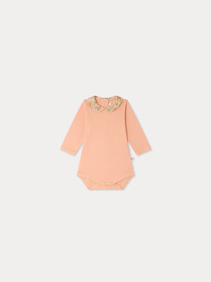 Cygne-Body mit Kragen aus Liberty-Stoff aus Bio-Baumwolle