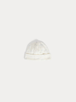 Bonnet Lyann imprimé moutons en coton biologique