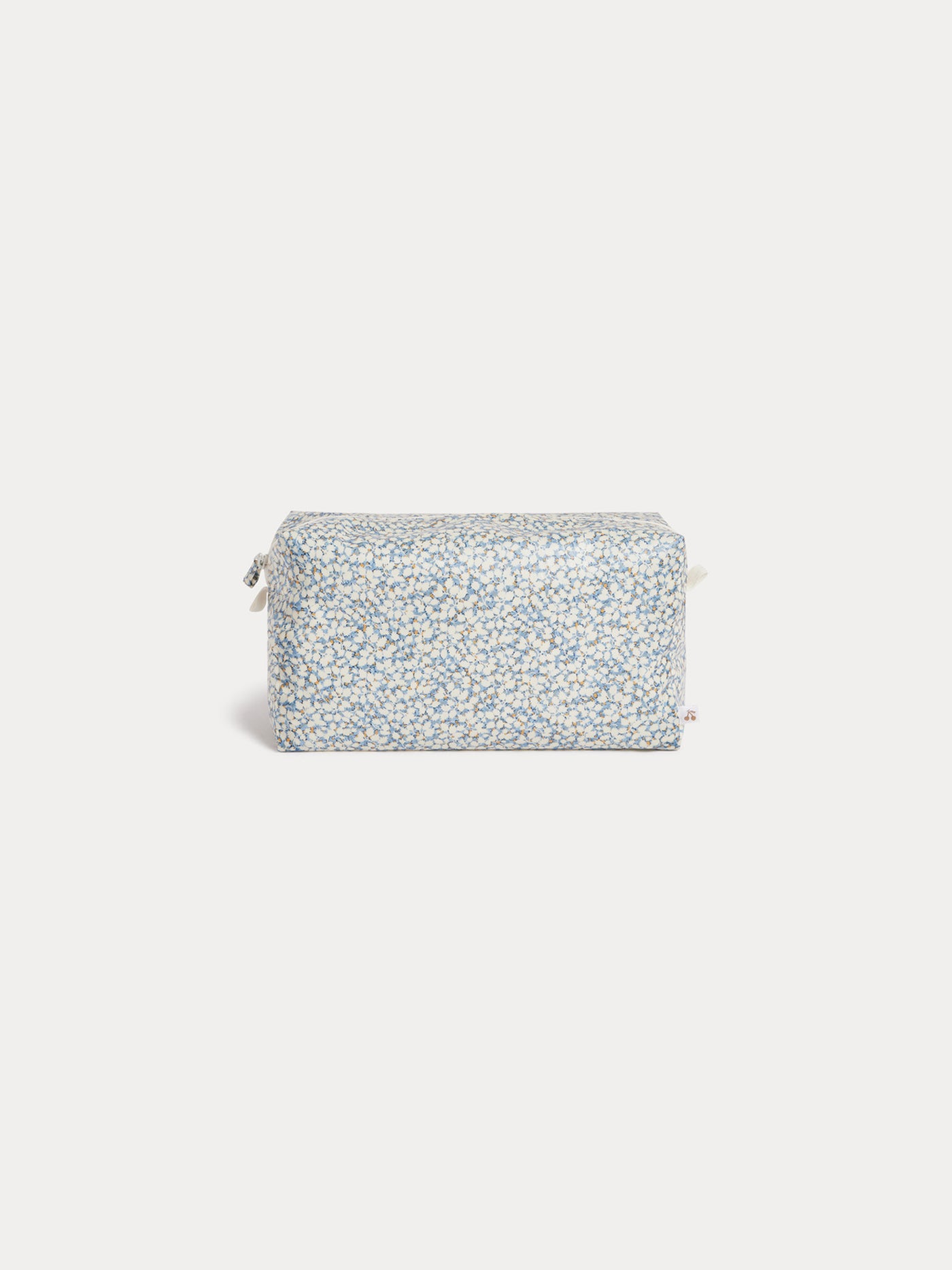 Trousse en tissu Liberty jaune en coton biologique