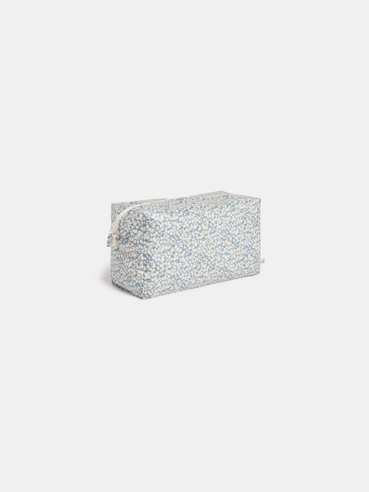 Trousse en tissu Liberty jaune en coton biologique