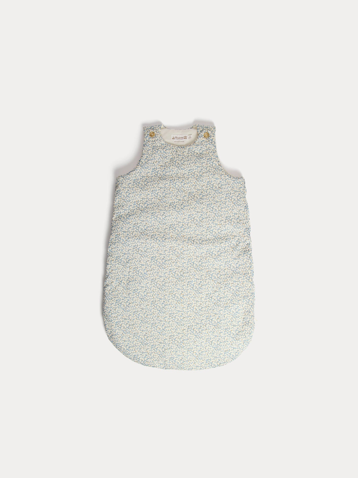 Turbulette Joujou tissu Liberty bleu en coton biologique