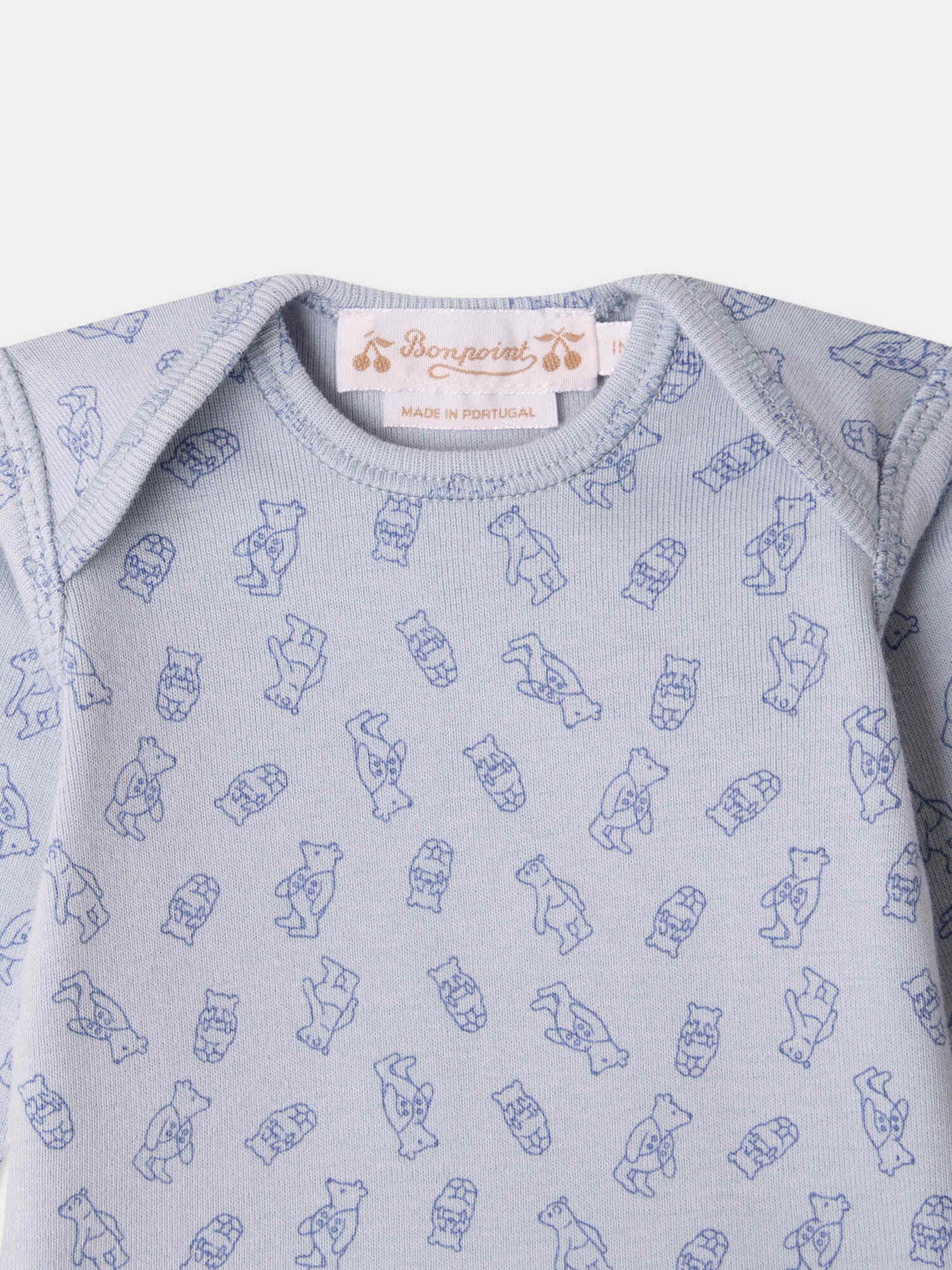 Ensemble Timi imprimé nounours en coton biologique