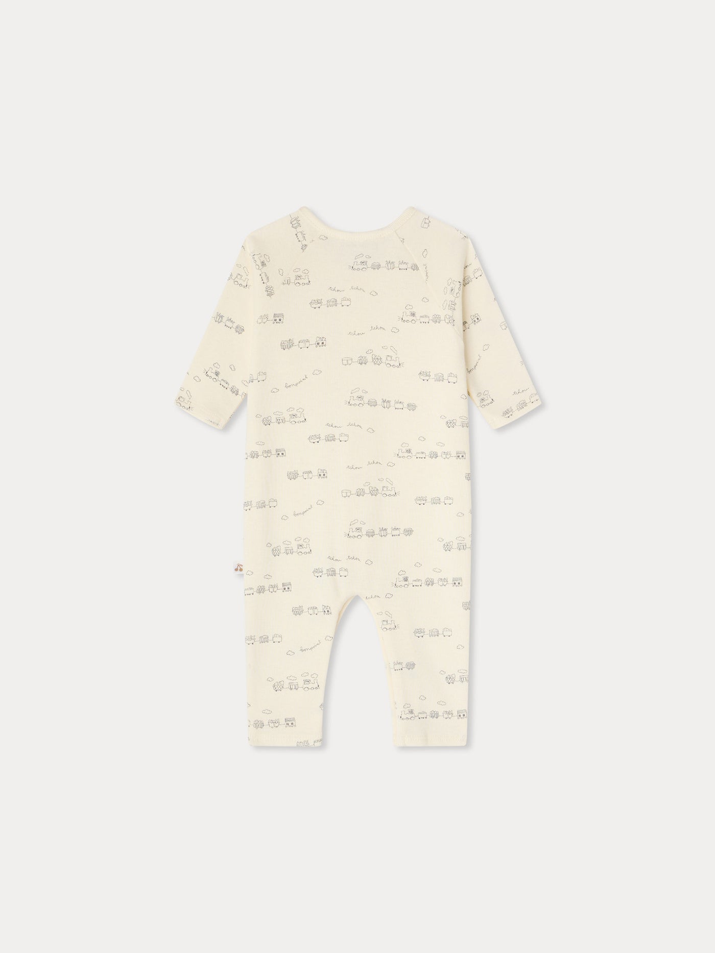 Pyjama Georget motif train en coton biologique