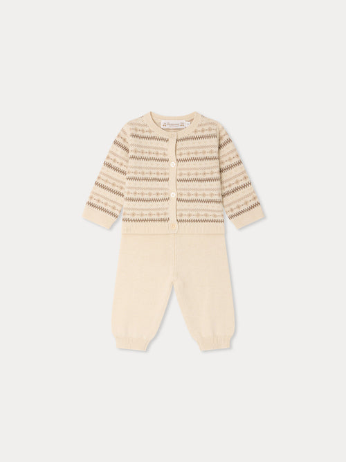 Grifin Set mit Rundhalsausschnitt aus Jacquard