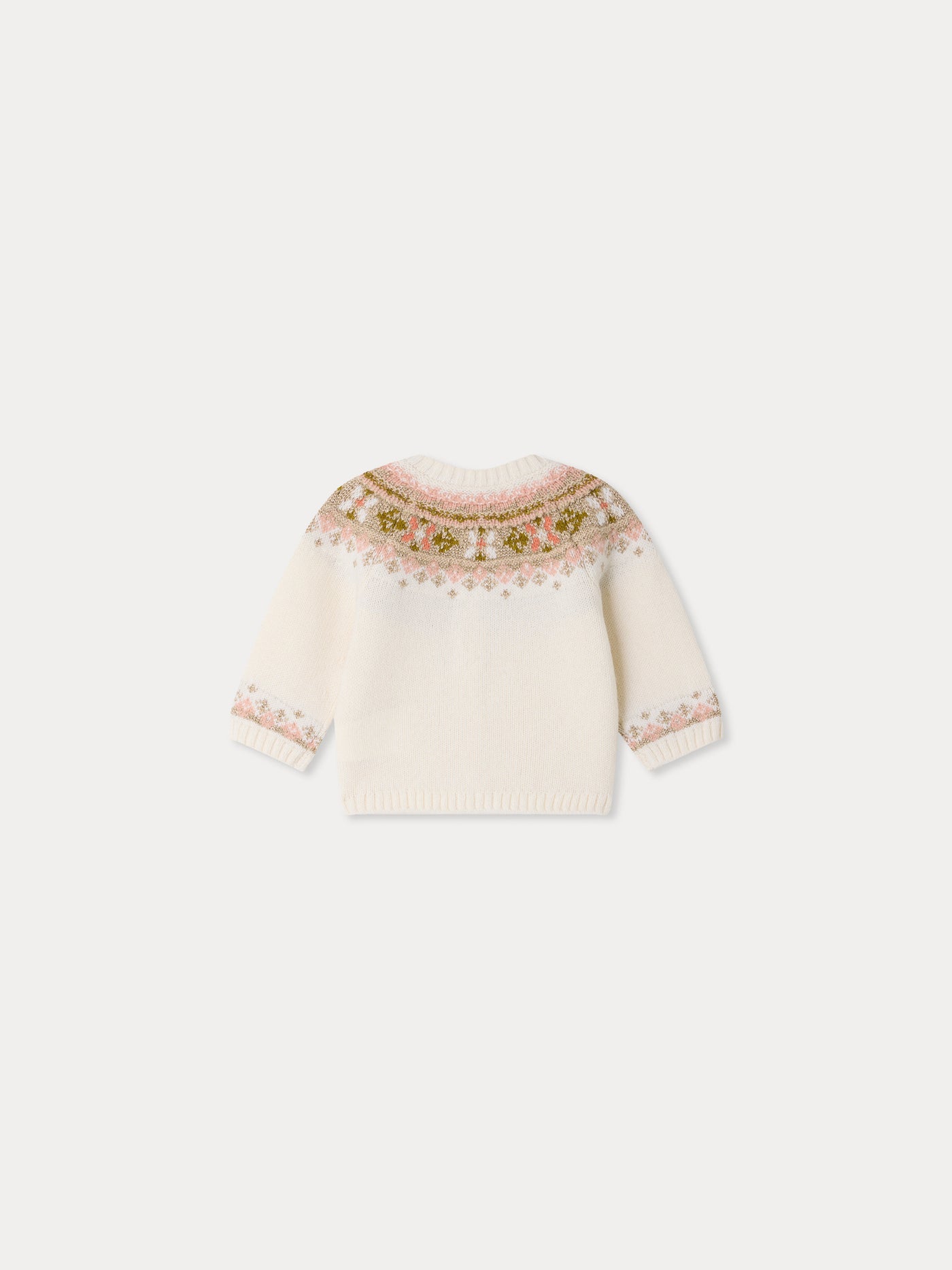 Cardigan bébé Maylia à motifs jacquard
