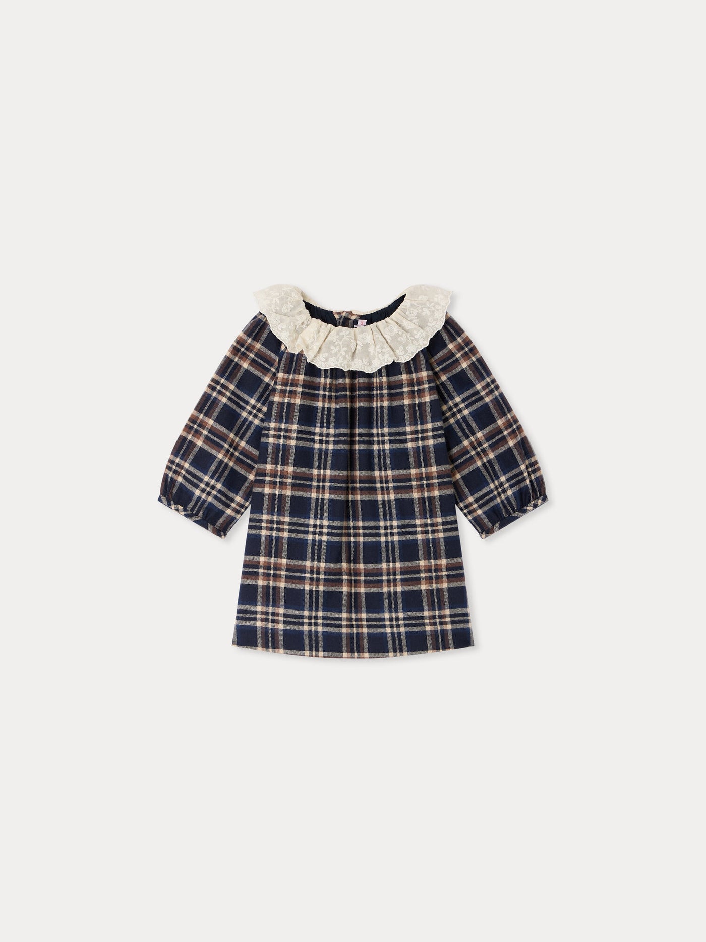 Baby-Kleid Flavili kariert aus Bio-Baumwolle
