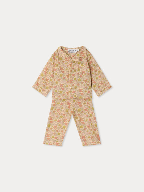 Badinerie Baby-Schlafanzug aus Bio-Baumwolle mit Liberty-Print
